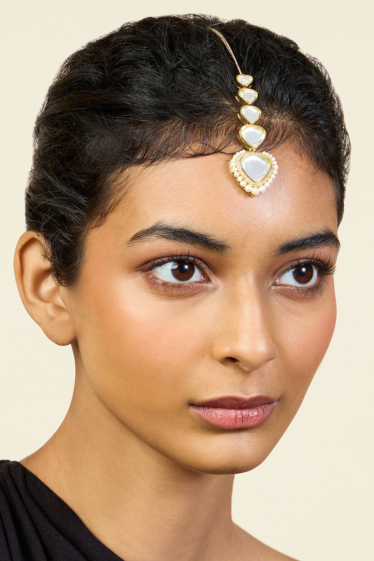 Mirror Boondein Maang Tikka