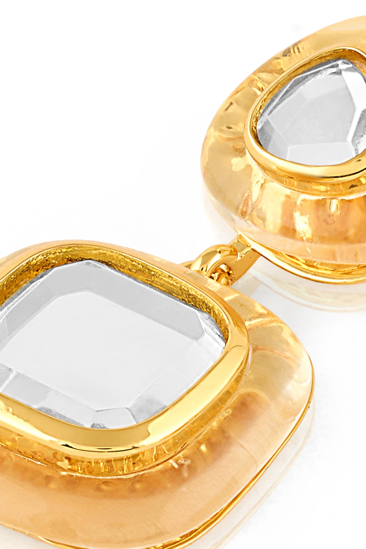 Mirror Drop Libra Earrings