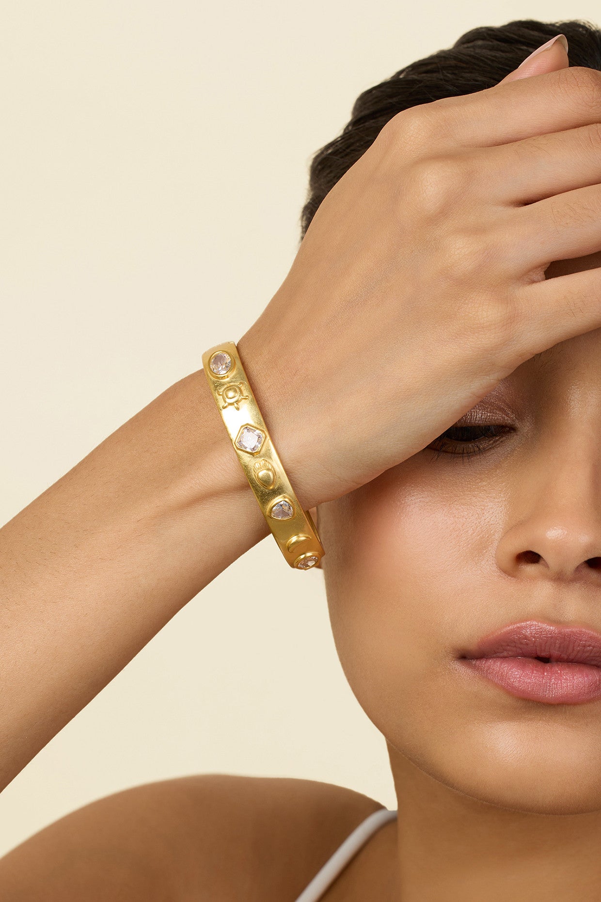 Mirror Oval Hinge Bangle