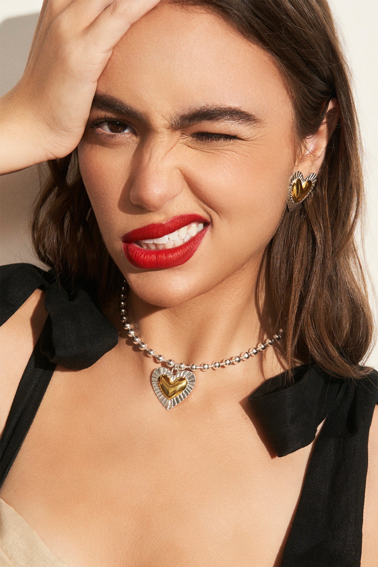 Mix Metal Agnes Necklace