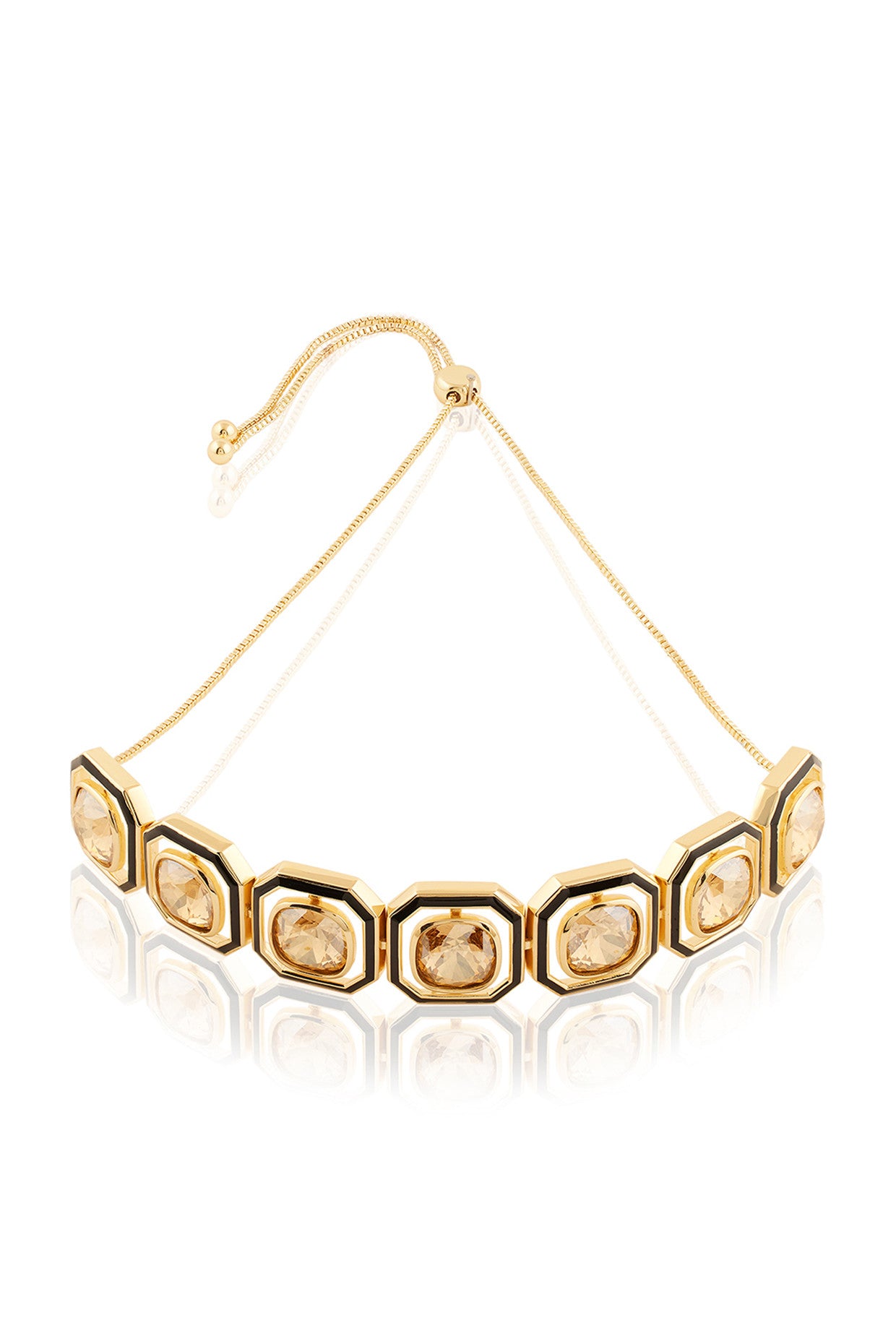 Mocha Mousse Choker Necklace 18Kt Gold Plated