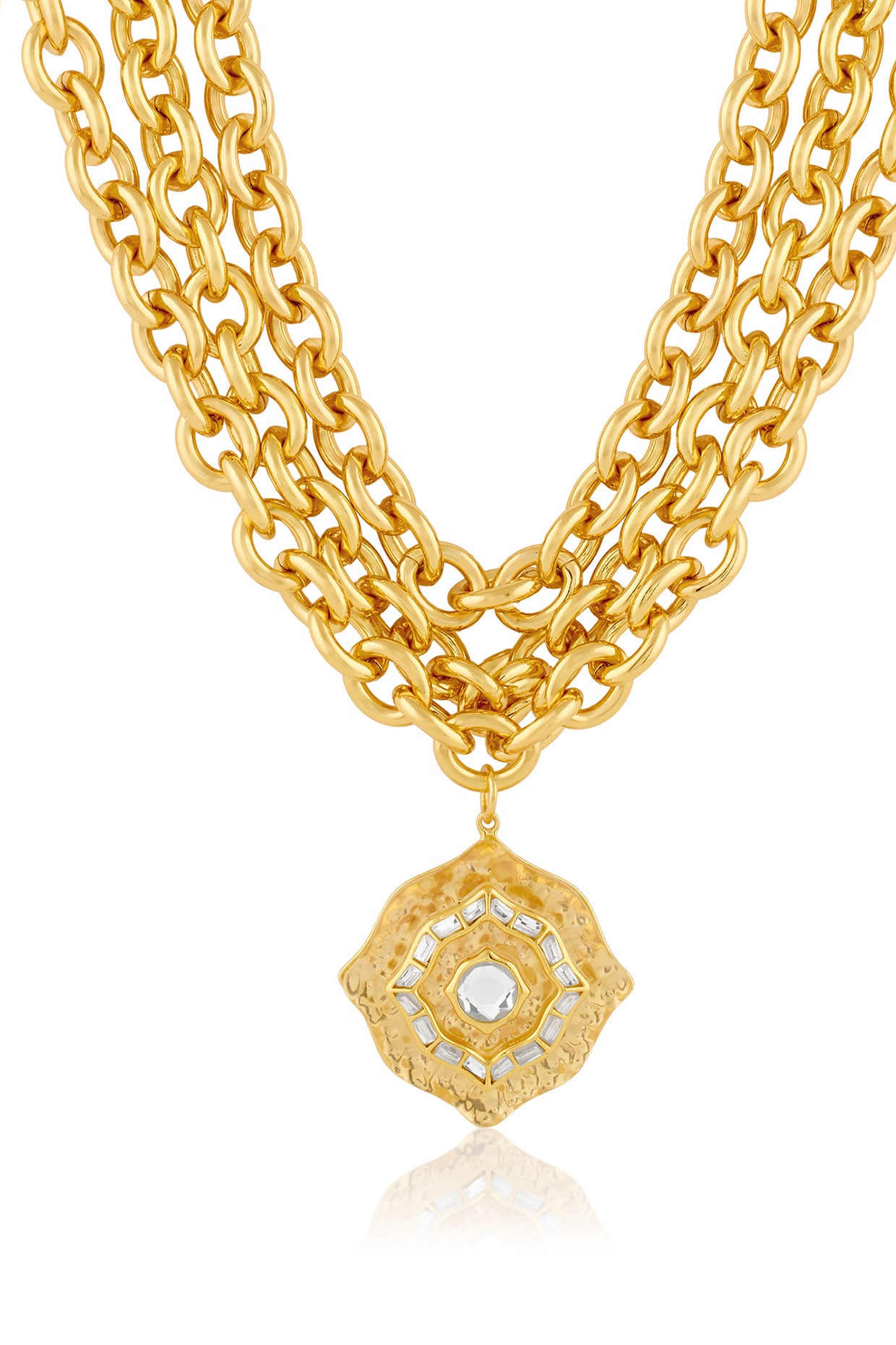 Mughal Mirror Wide Choker