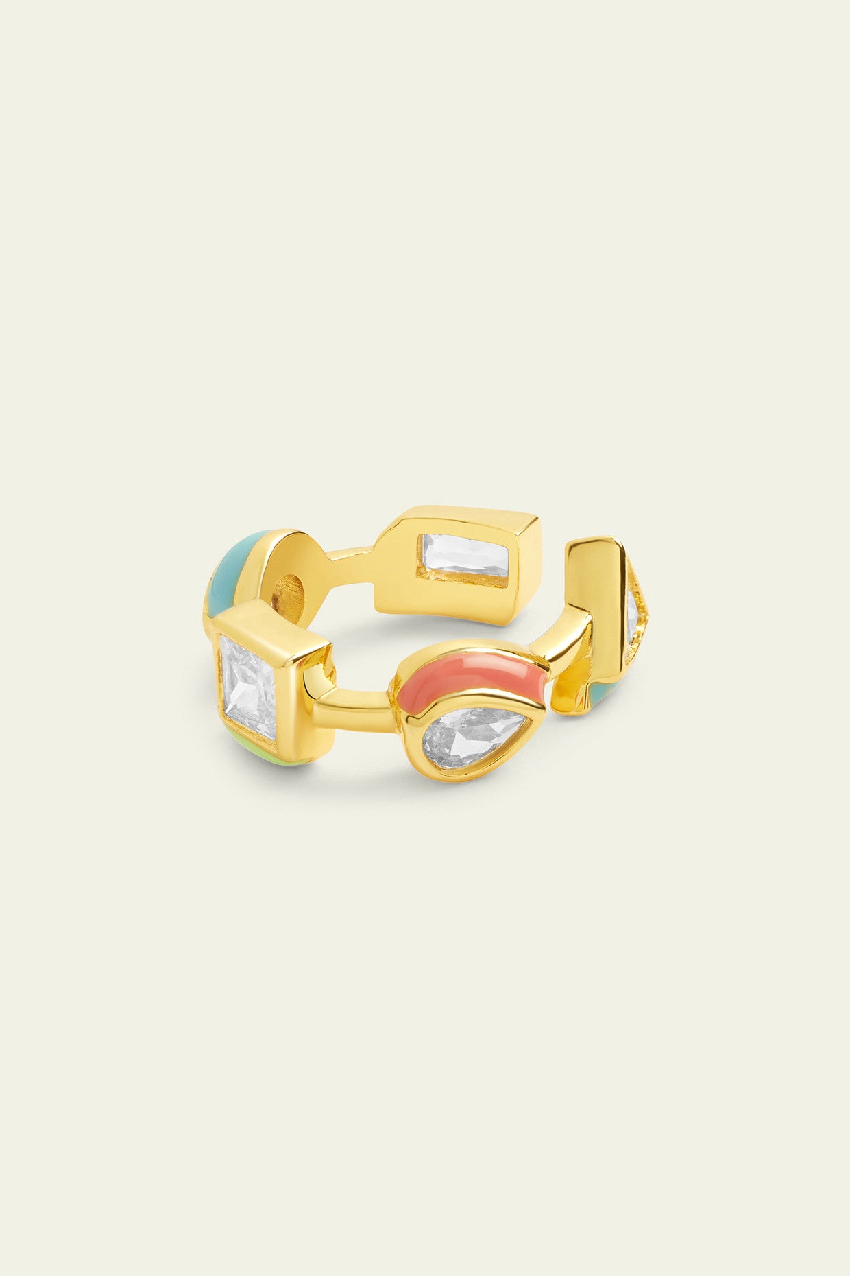 Multicolour Enamel Ring