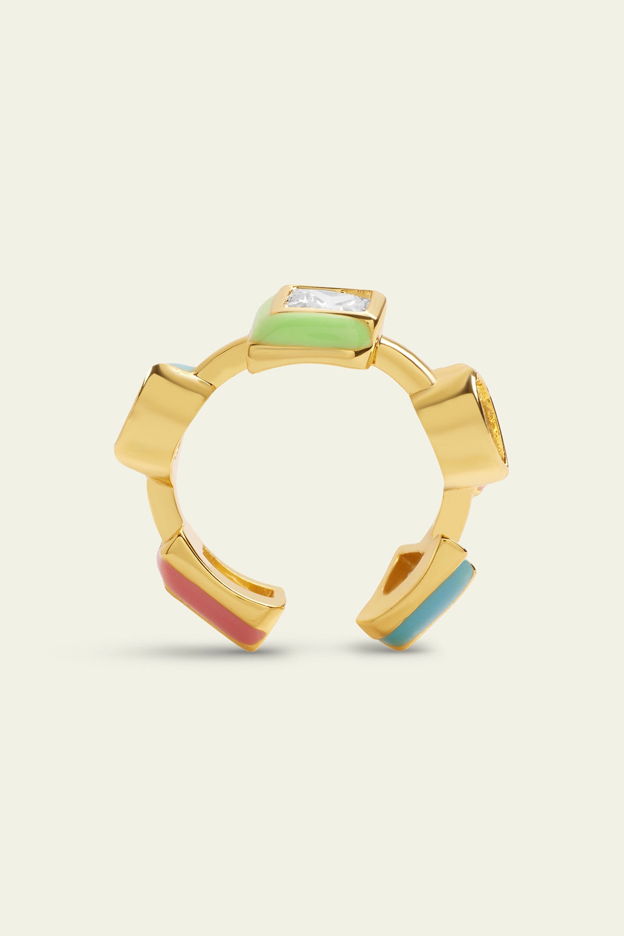 Multicolour Enamel Ring