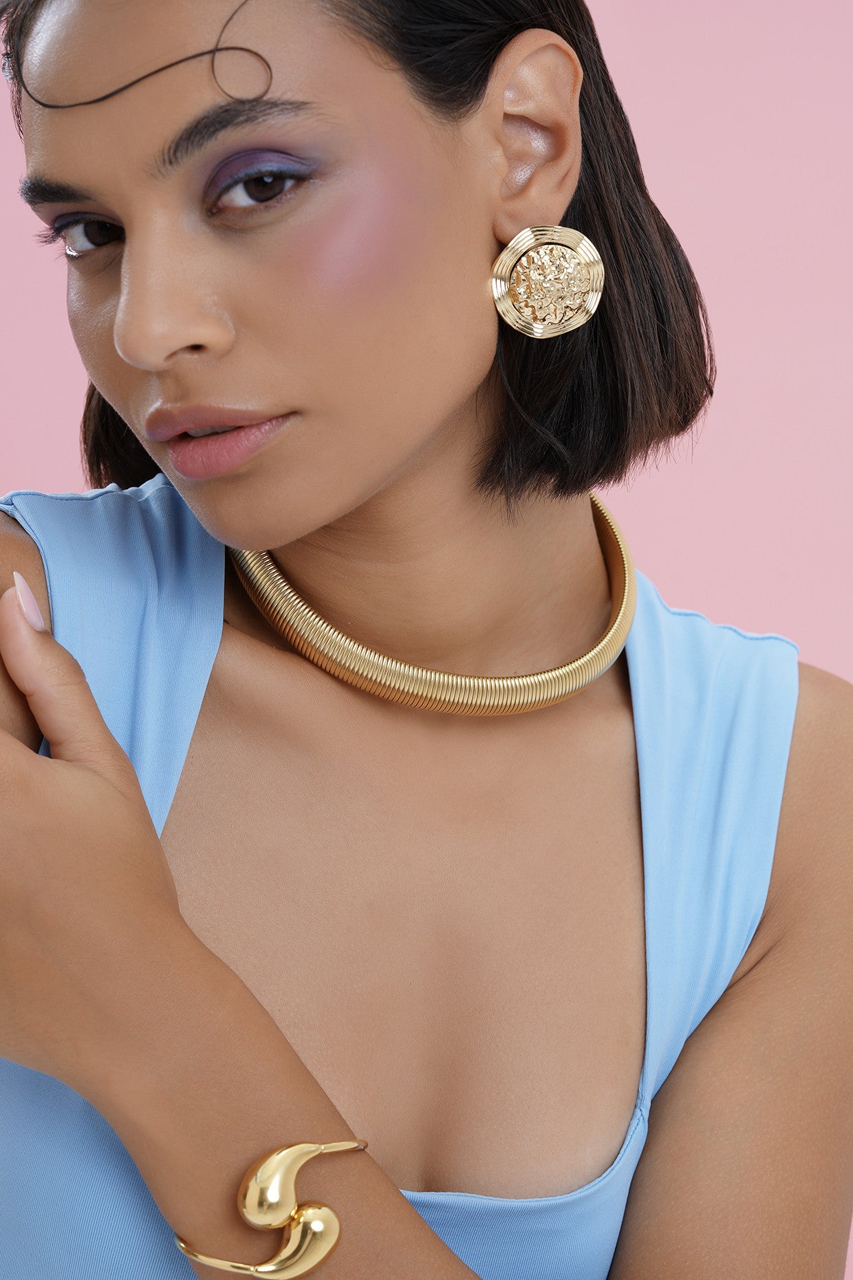 Nei Earrings 18k Gold Plated Earrings