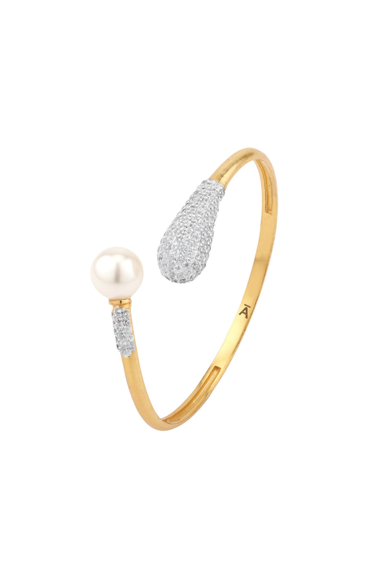 Nova Pearl Cuff 22Kt Gold-Plated