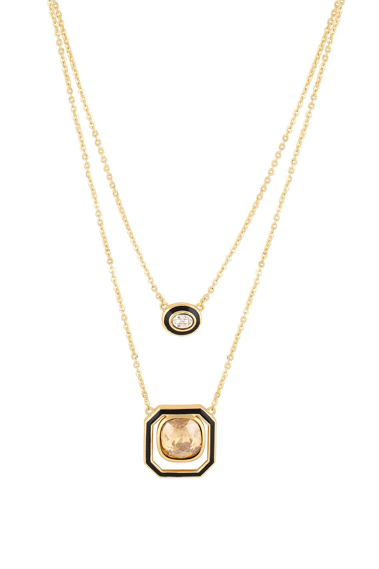 Oceanus Layered Necklace 18Kt Gold Plated