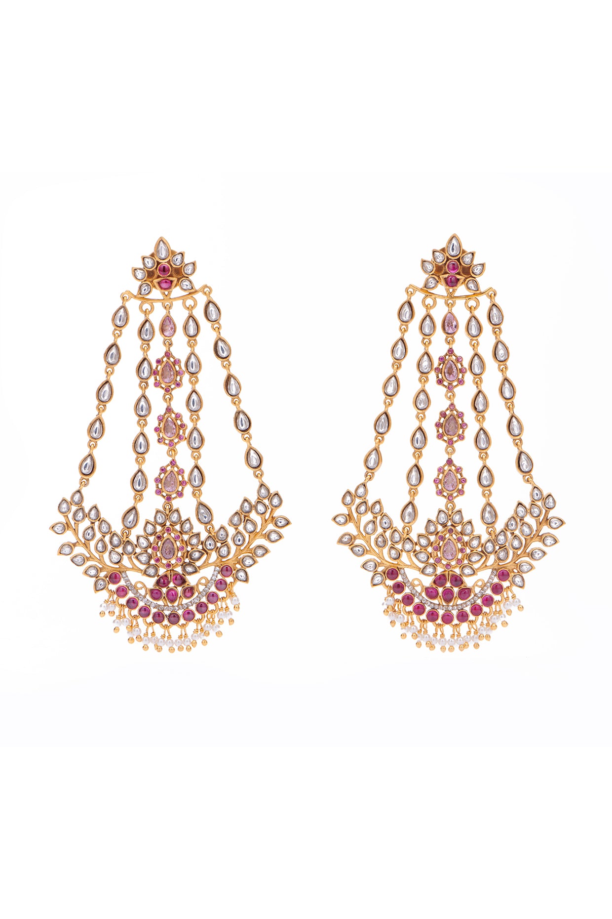 22kt Vibrant Stones Earrings