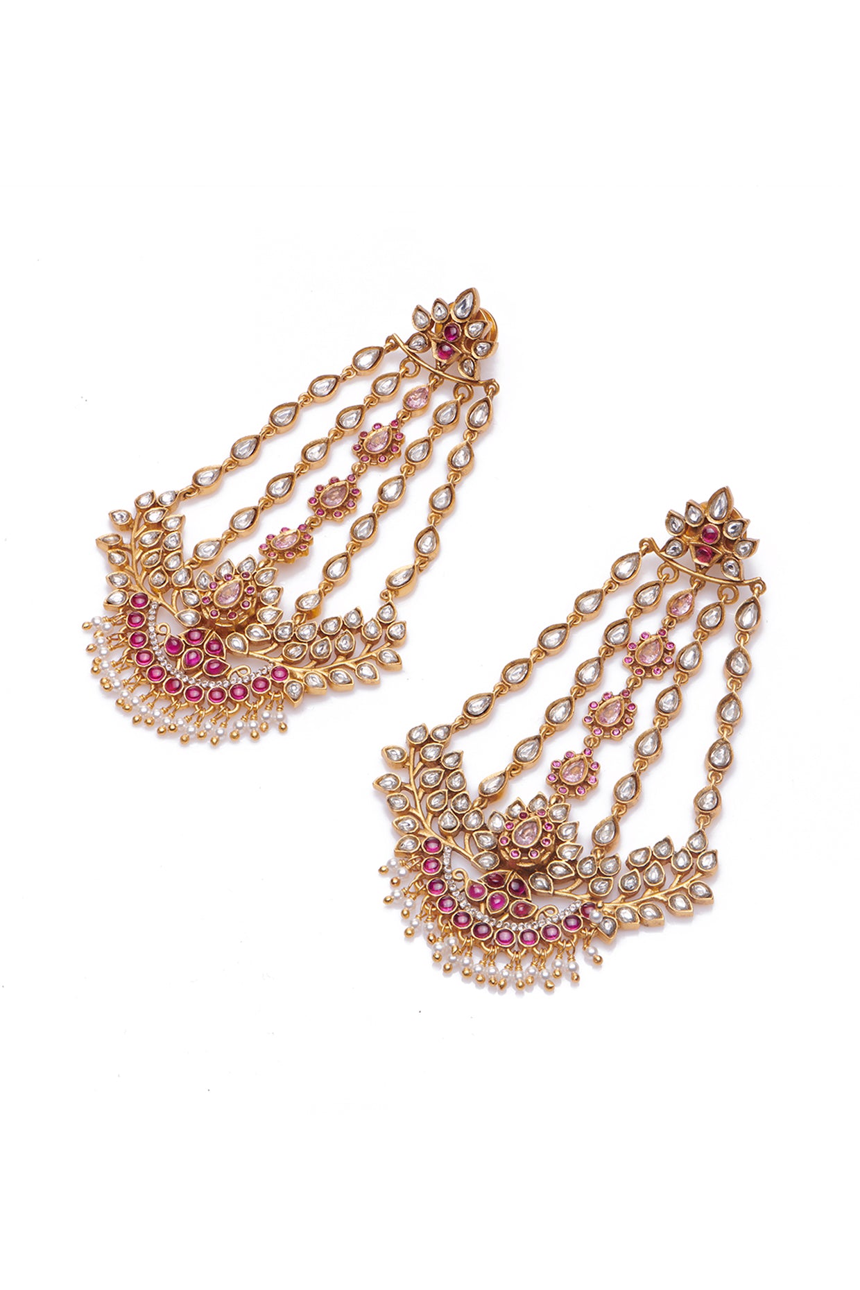 22kt Vibrant Stones Earrings