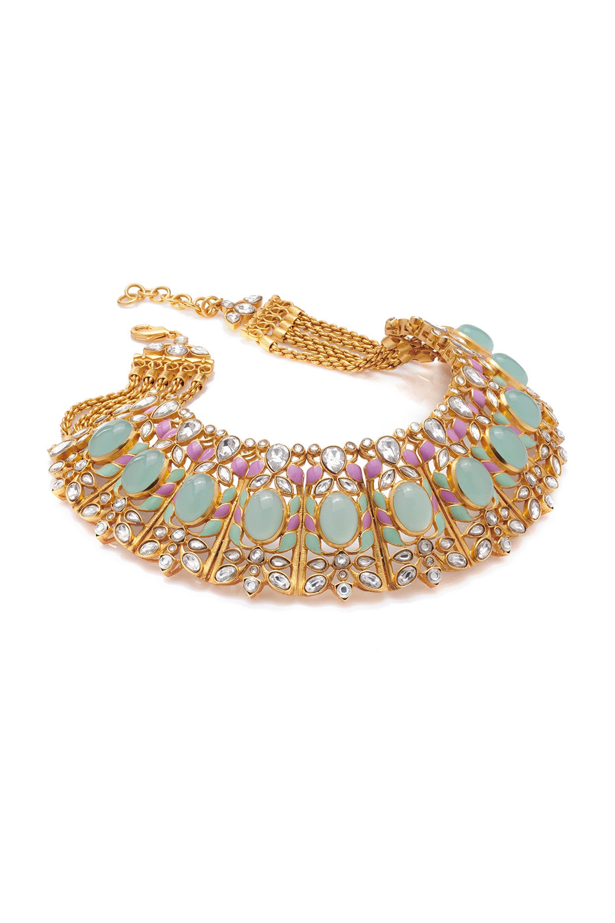 22kt Hymns Of Springtime Collar Necklace