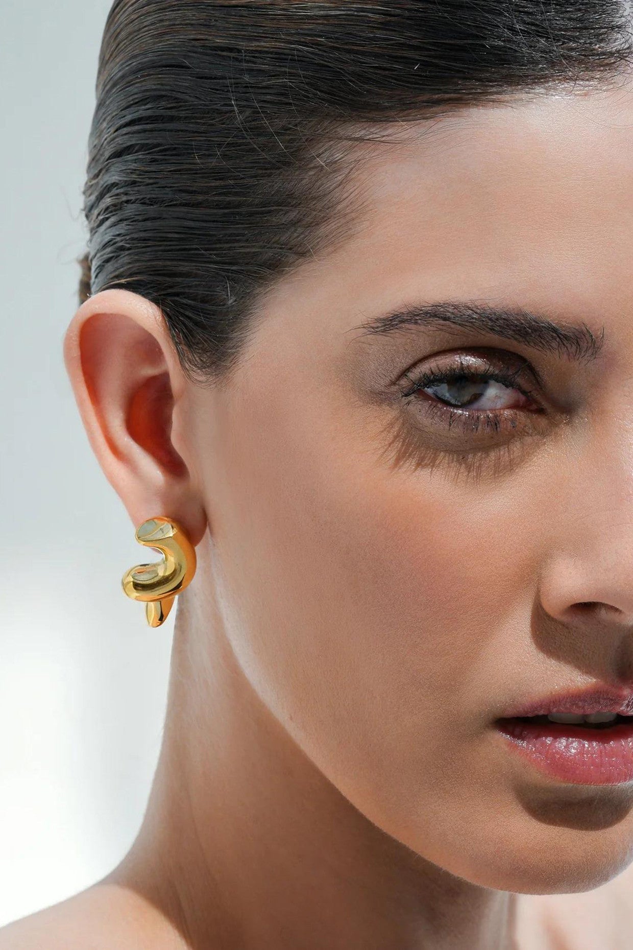 Paint Earrings 18k Gold Plated