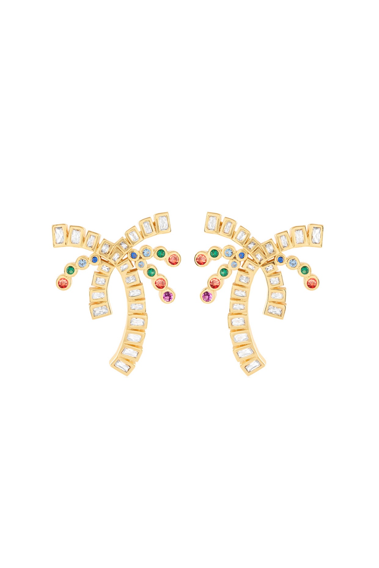 Palm Beach Earrings In 18Kt Gold Plated