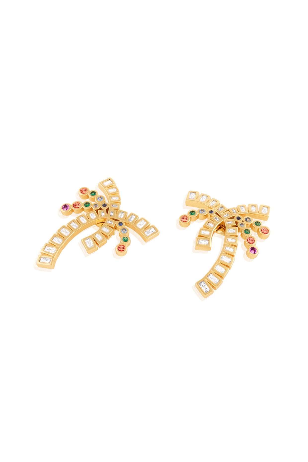 Palm Beach Earrings In 18Kt Gold Plated