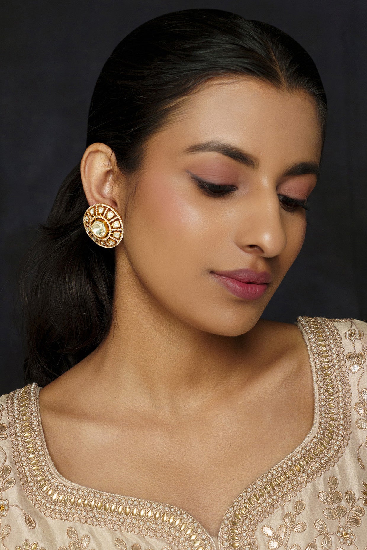 Perez Moissanite Studs