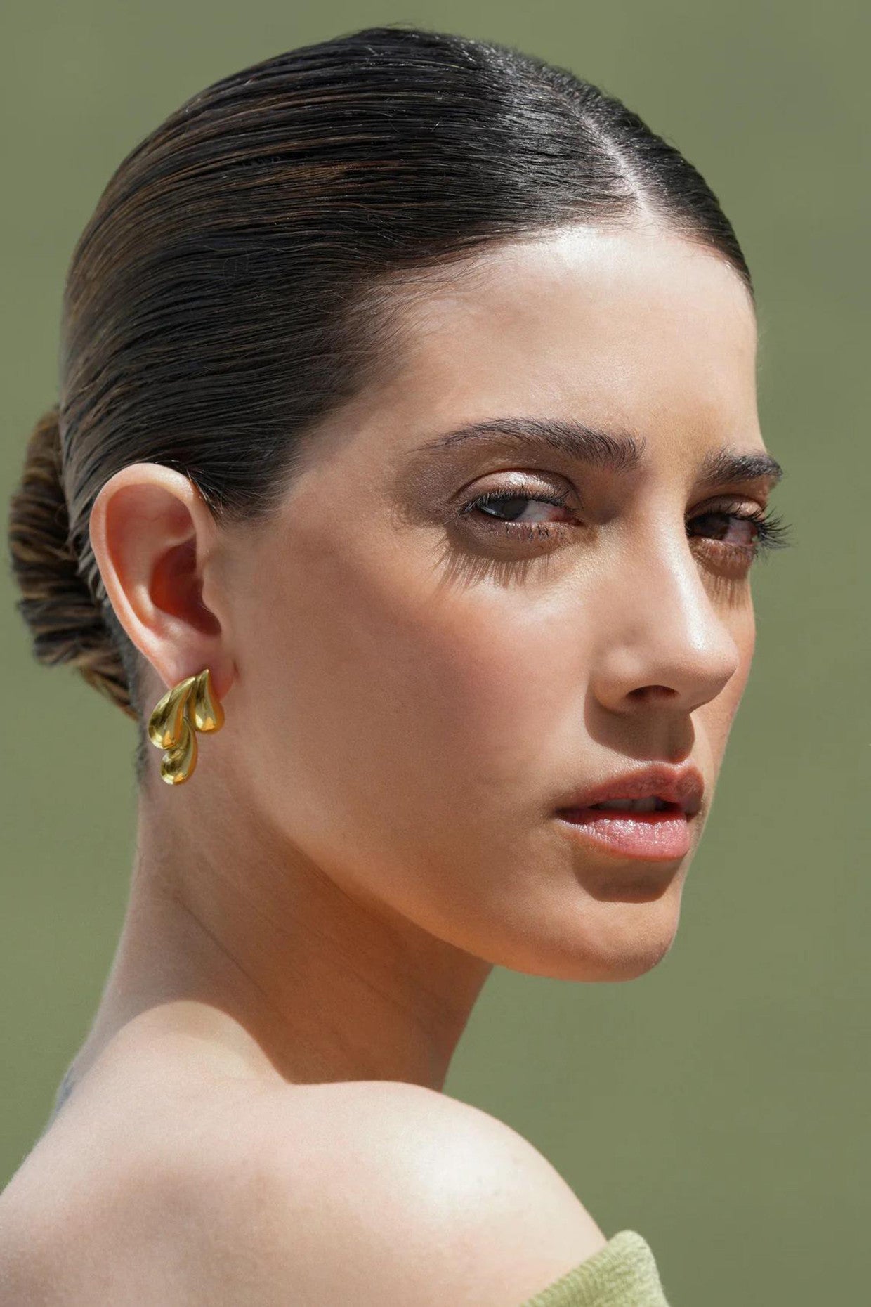 Petals Earrings 18k Gold Plated