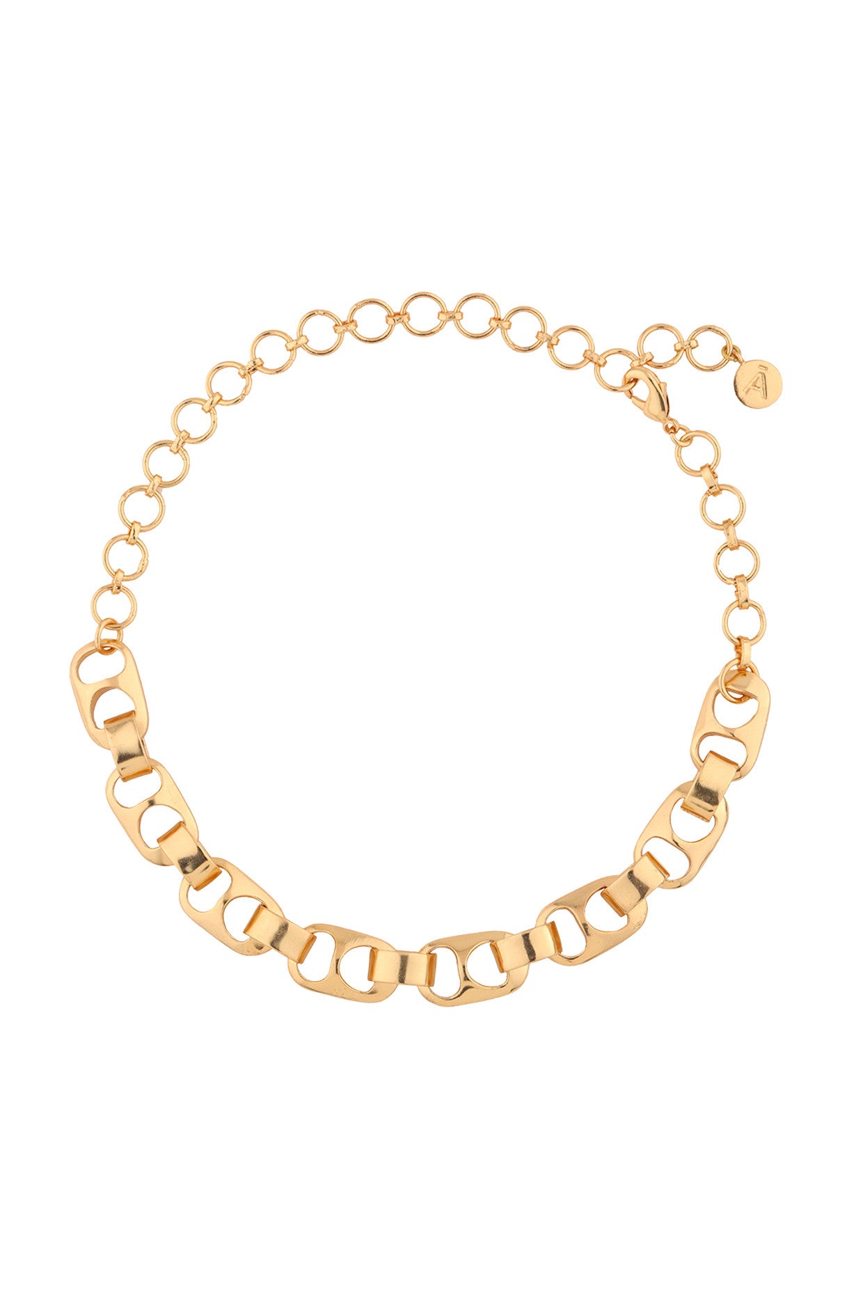 Petite Can Choker Necklace 22Kt Gold-Plated
