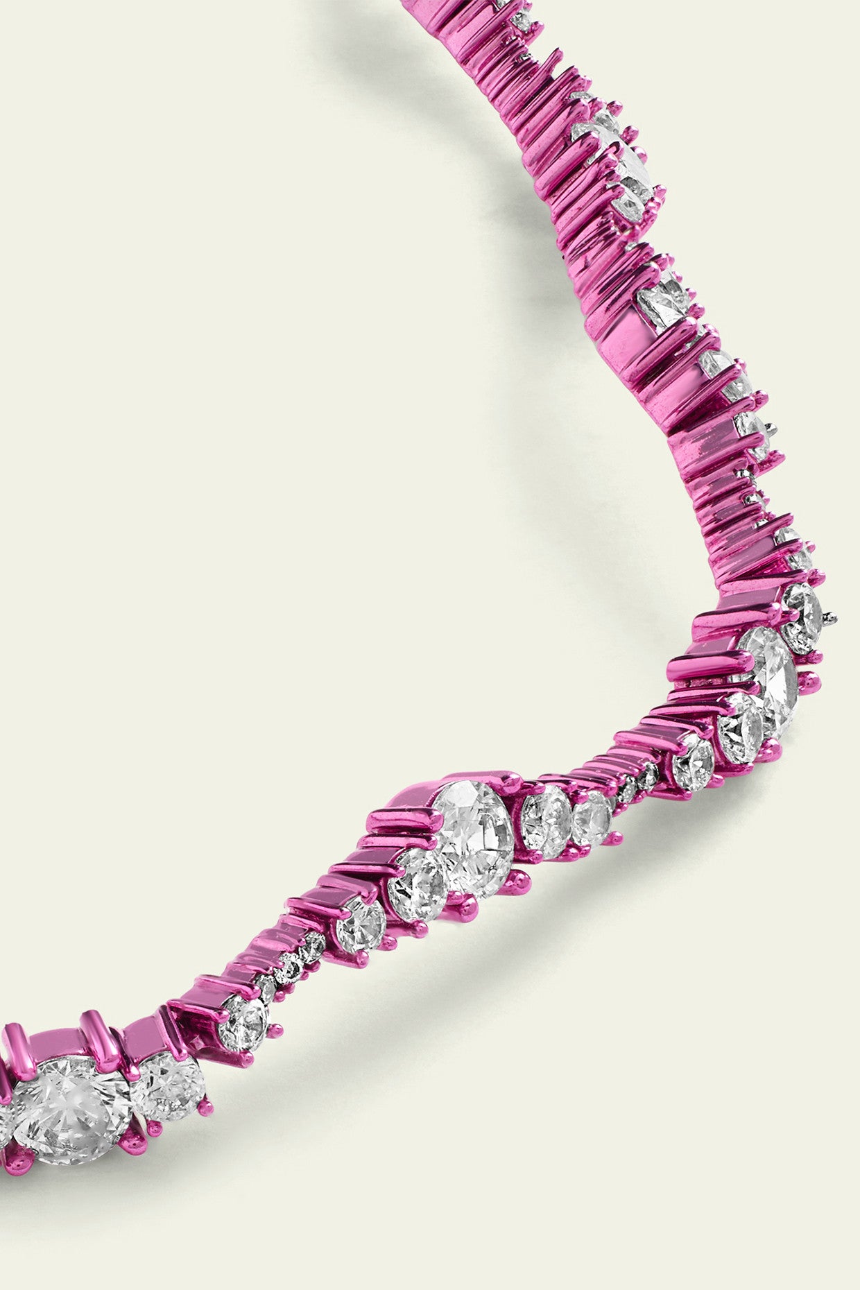 Pink Wave Necklace