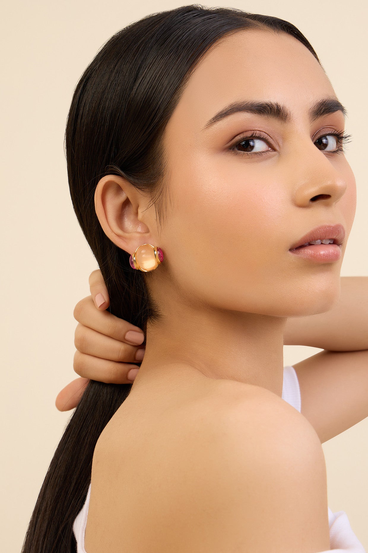 Pretty In Pink Studs