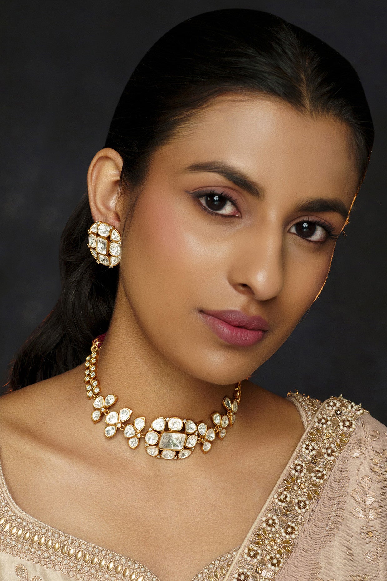 Pritika Moissanite Choker Set