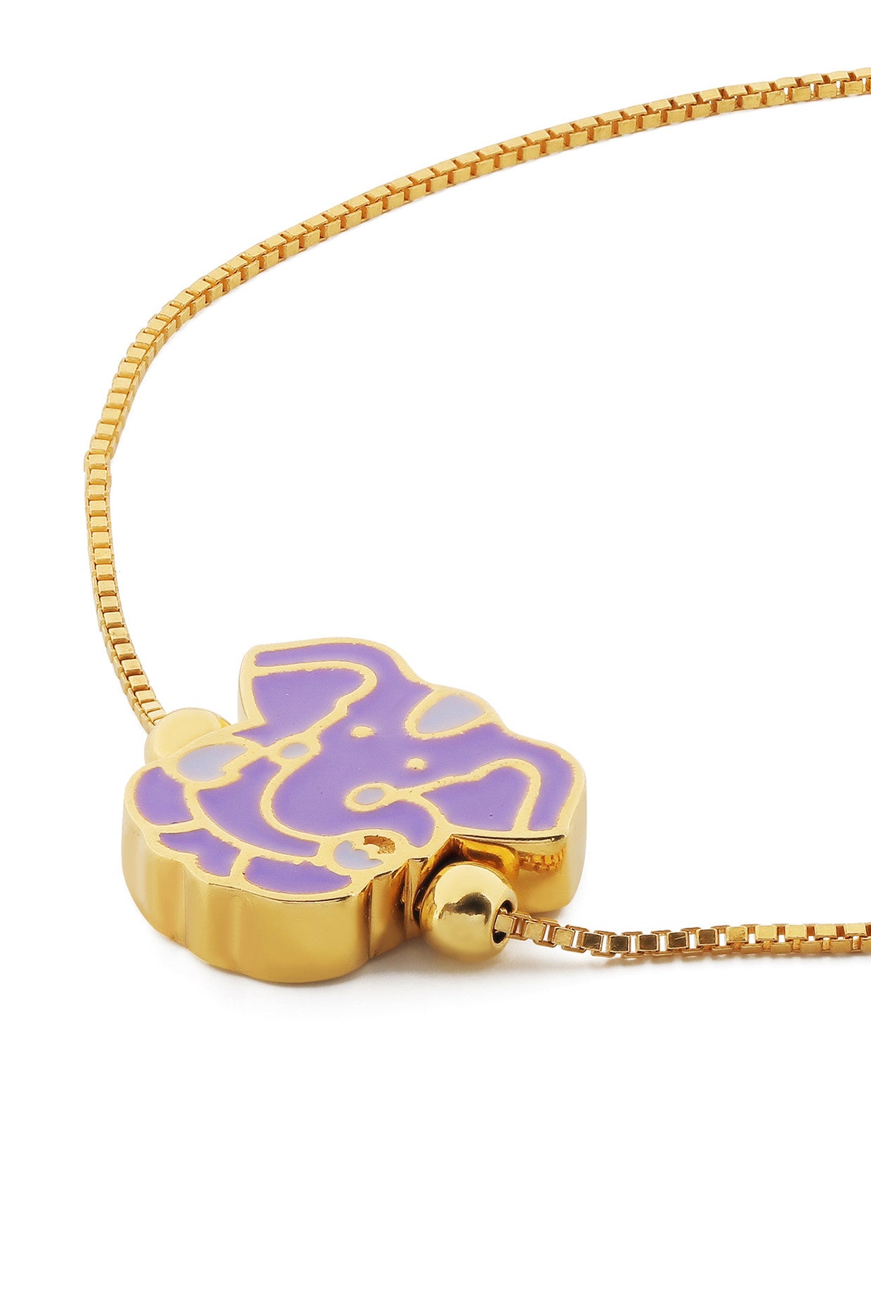 Purple Ganesha Bracelet