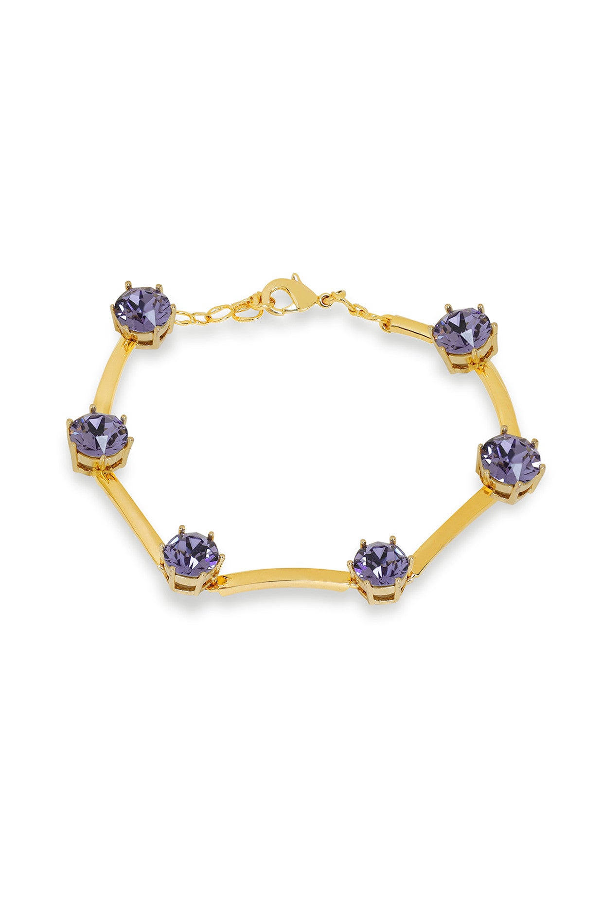 Purple Axis Pendant Necklace