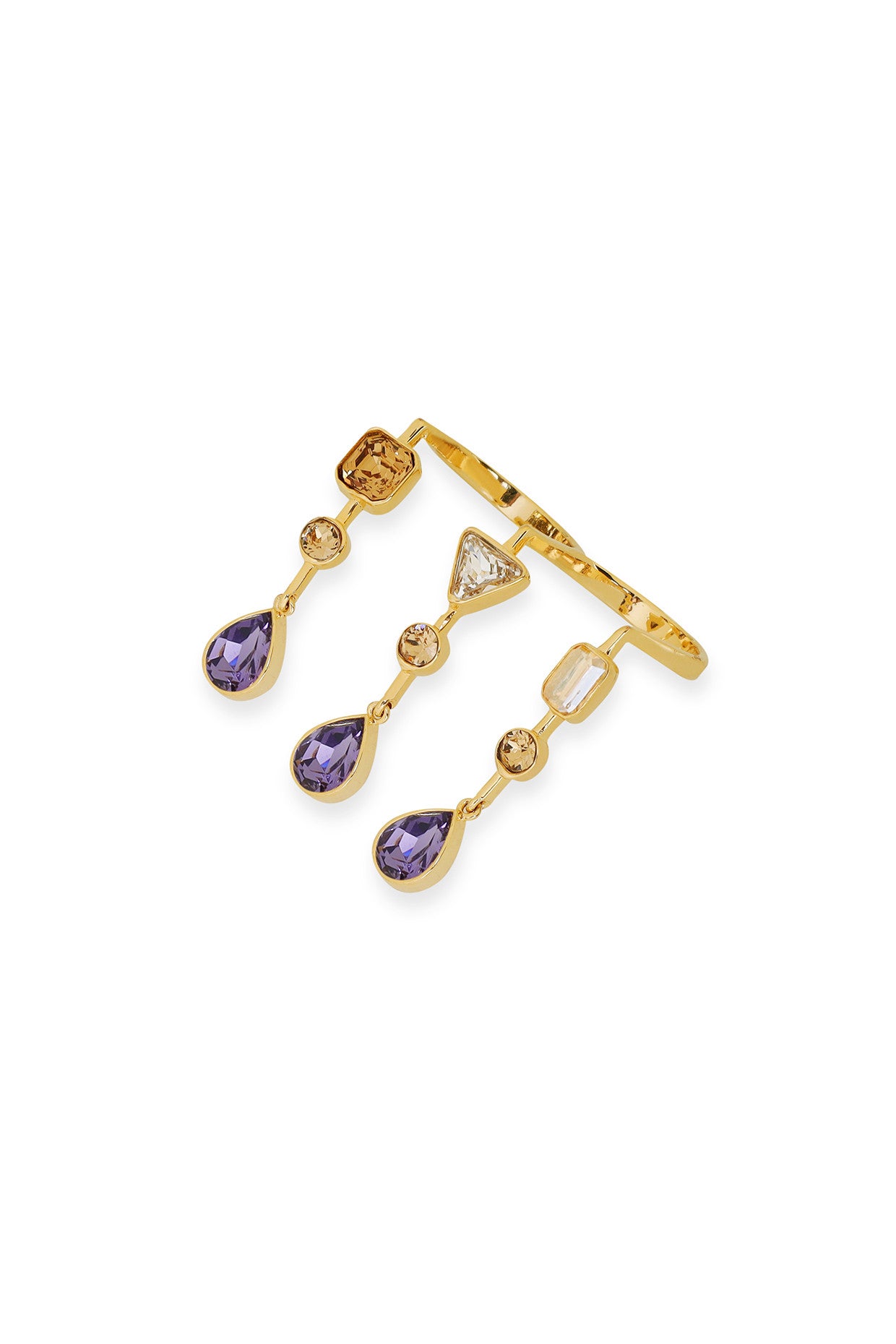 Purple Sculpture Ring