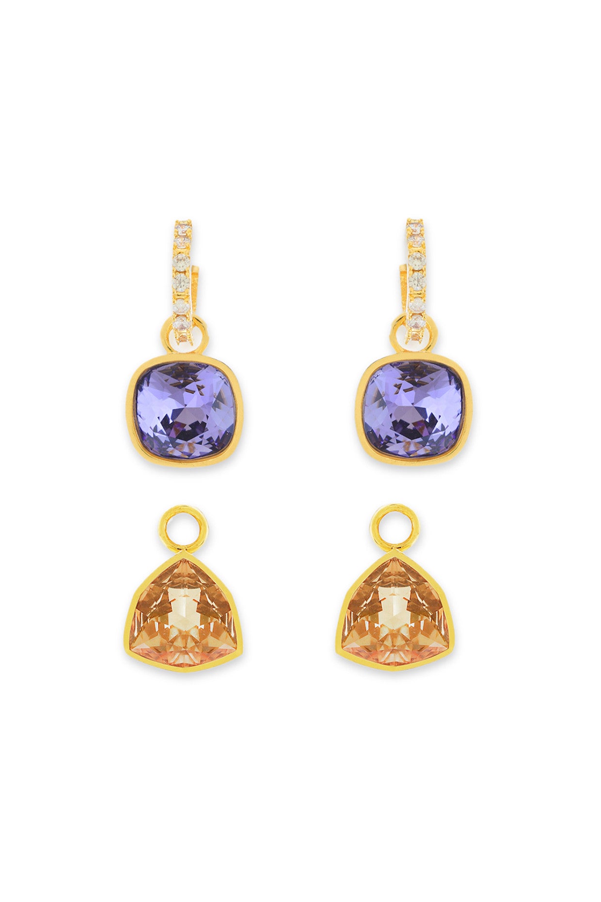 Purple Shift Earrings