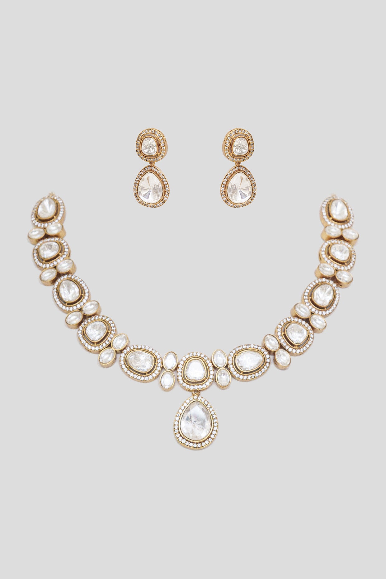 Rabiya Moissanite Necklace Set