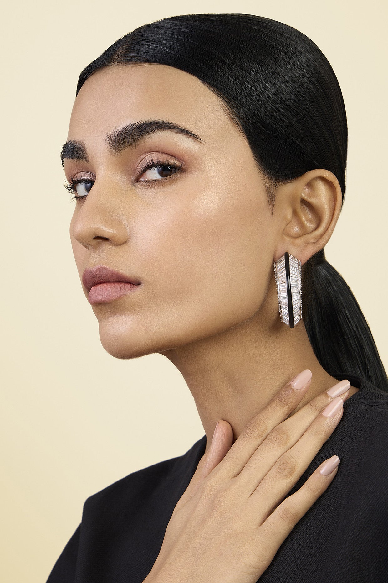 Radiant Hoop Earrings