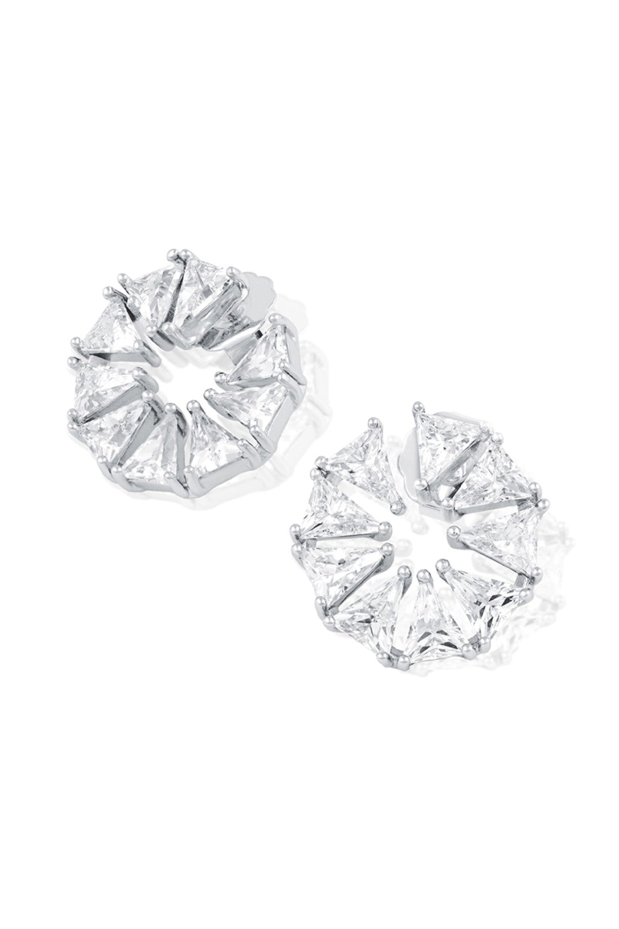 Radiant Orange Peel Earrings