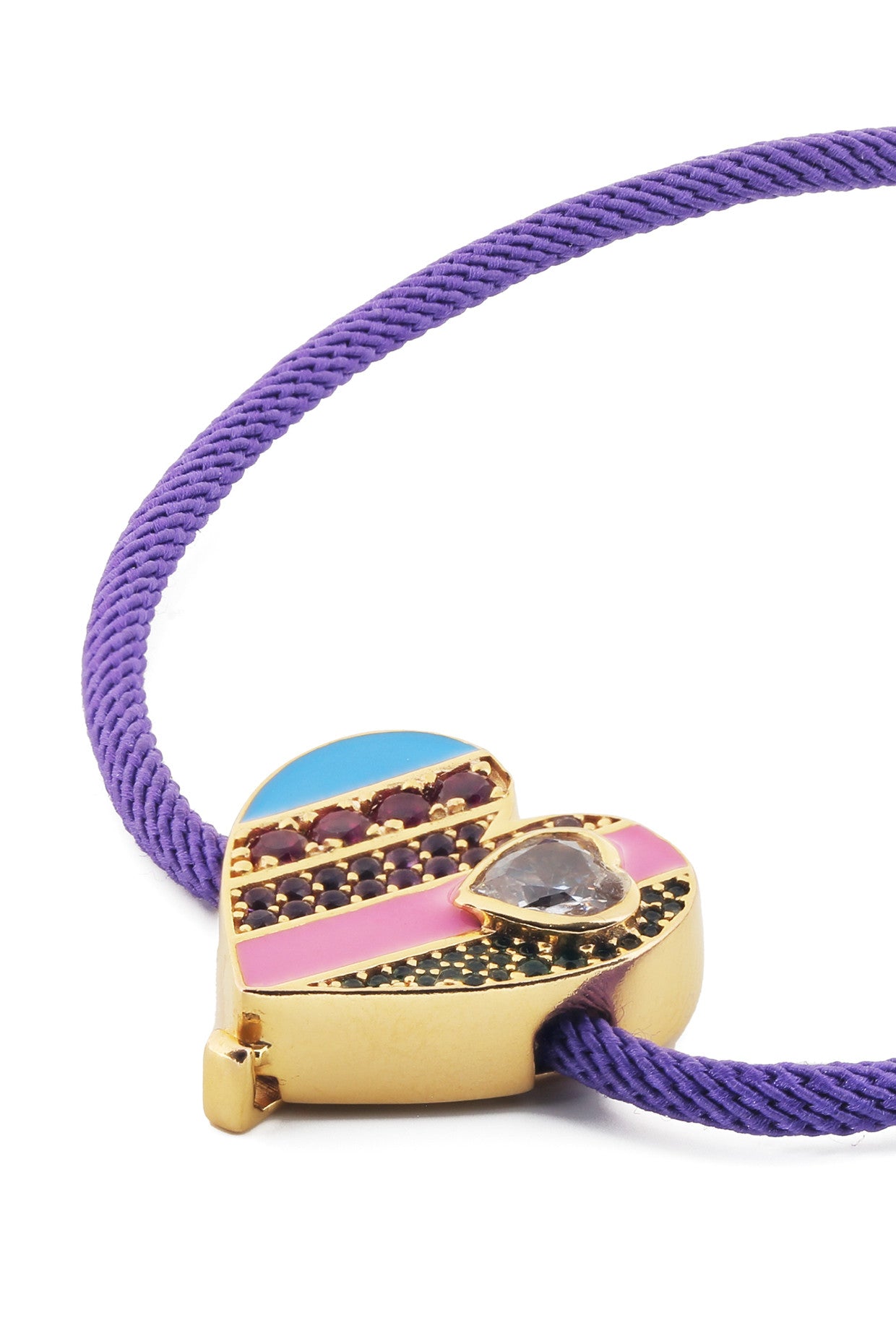 Rainbow Heart Bracelet