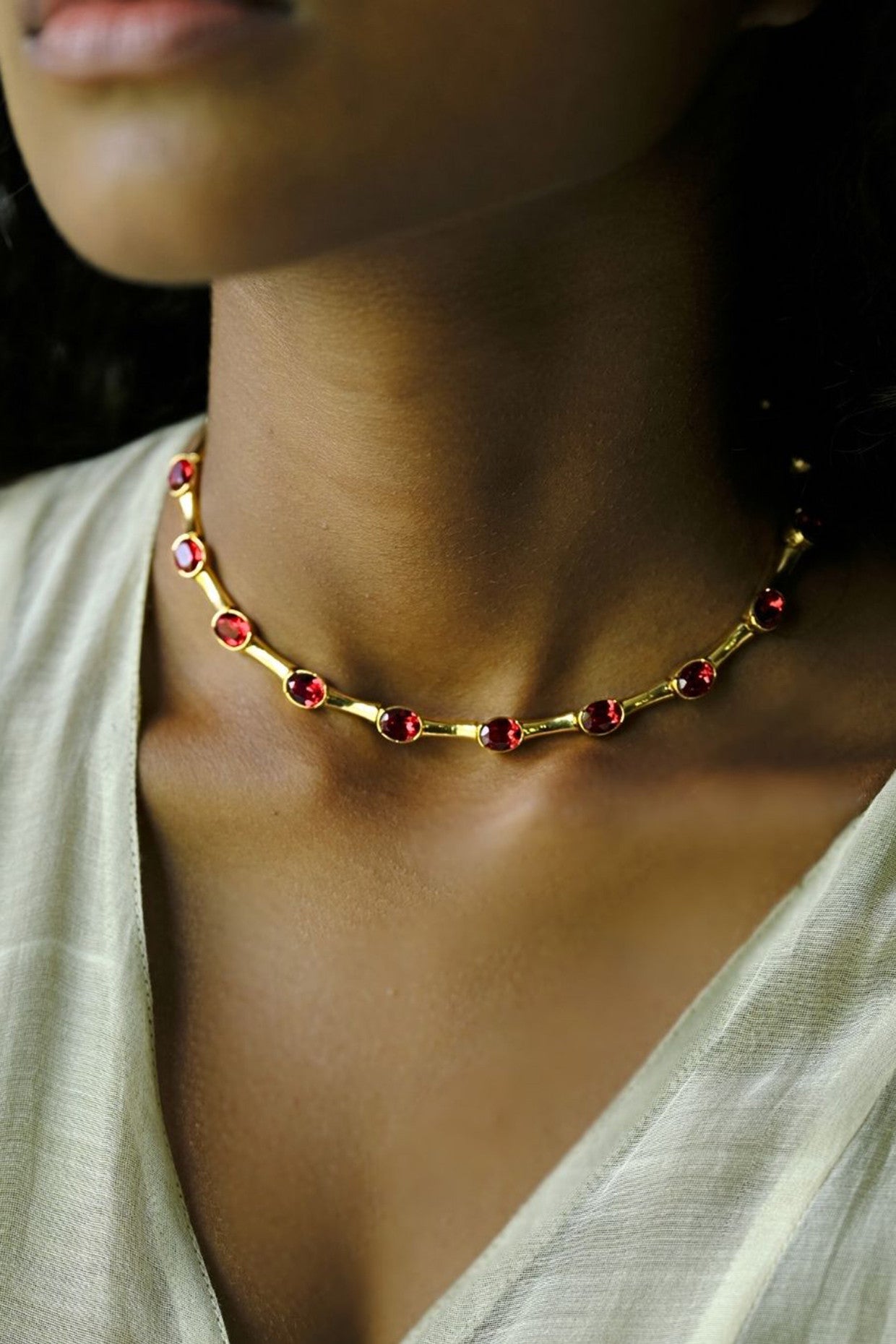 Red Pulse Necklace