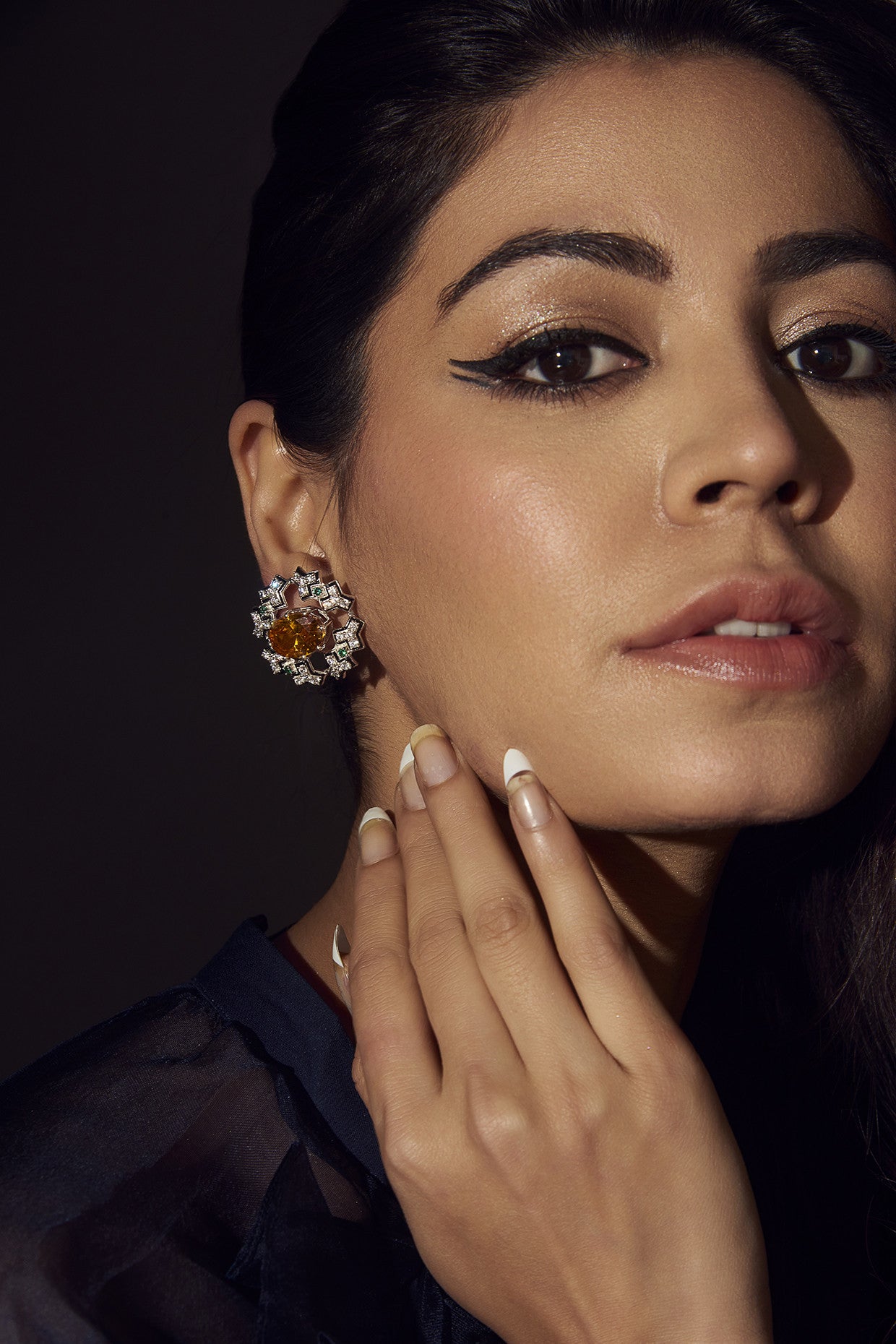 Rene Studs in Sterling Silver