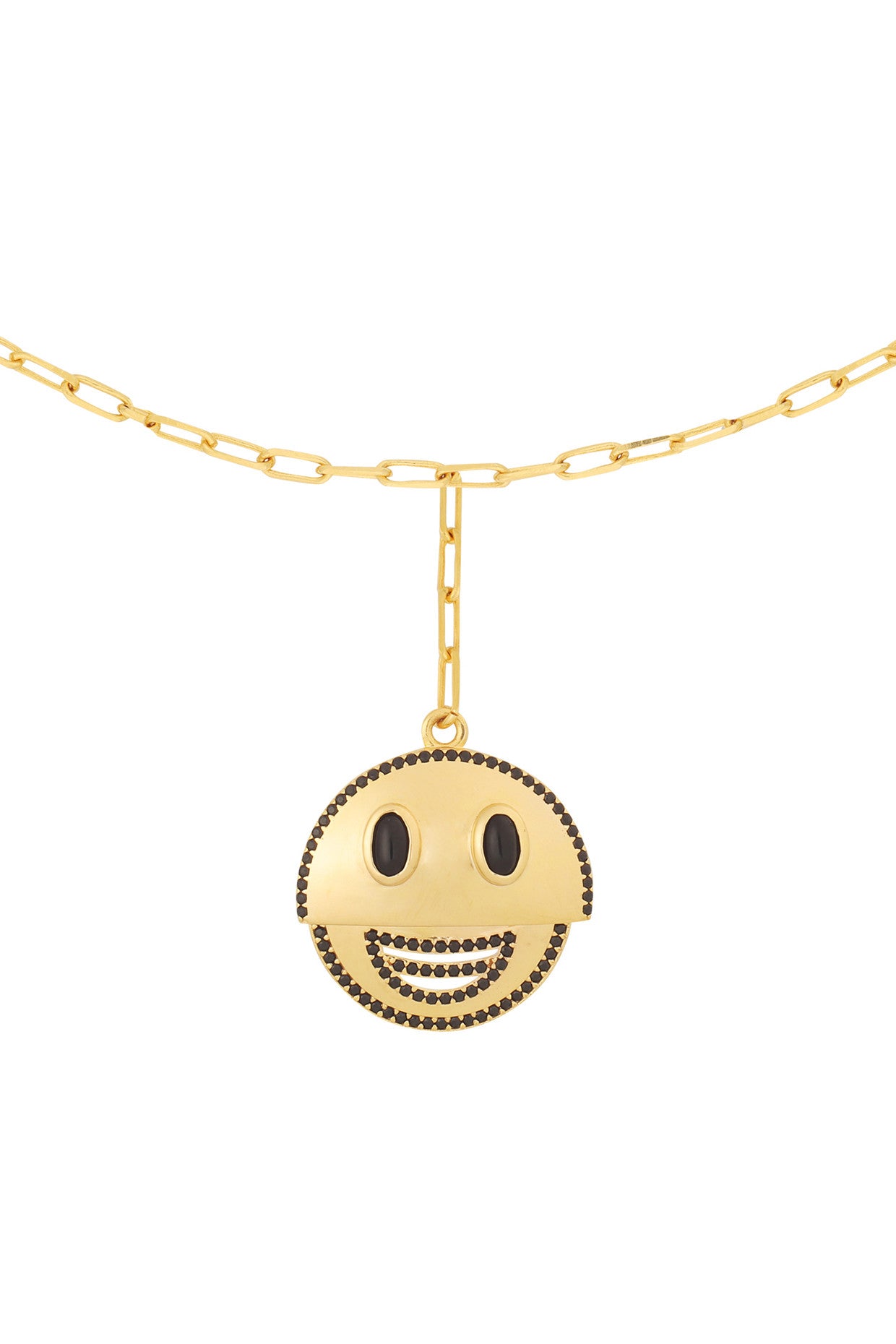 Reversible Smiley Necklace