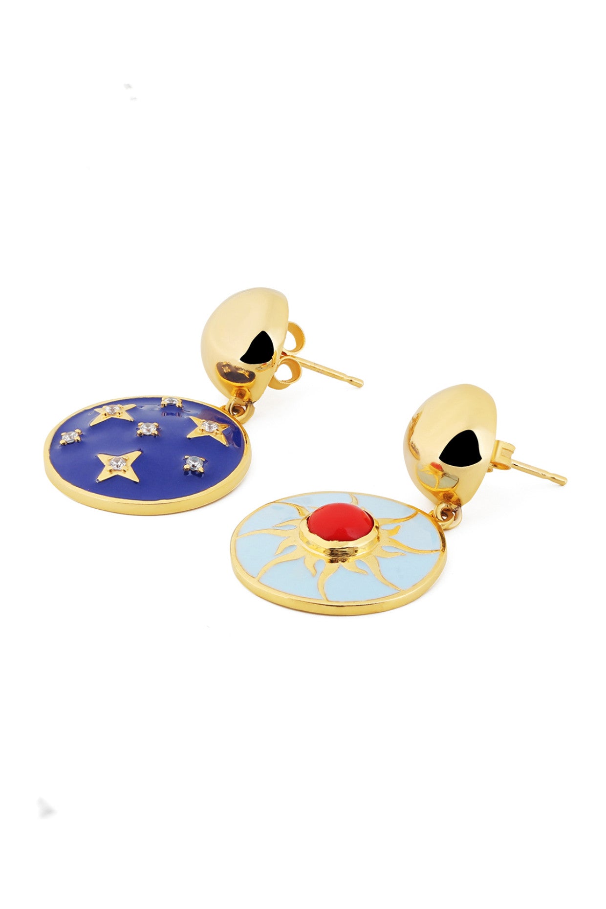 Reversible Sun & Stars Earrings
