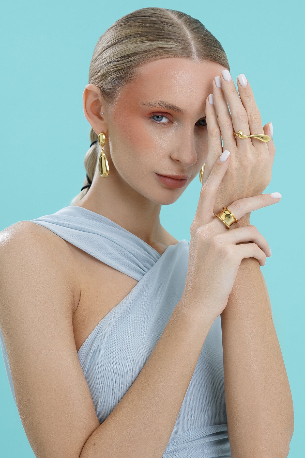 River Ring 18k Gold Plated