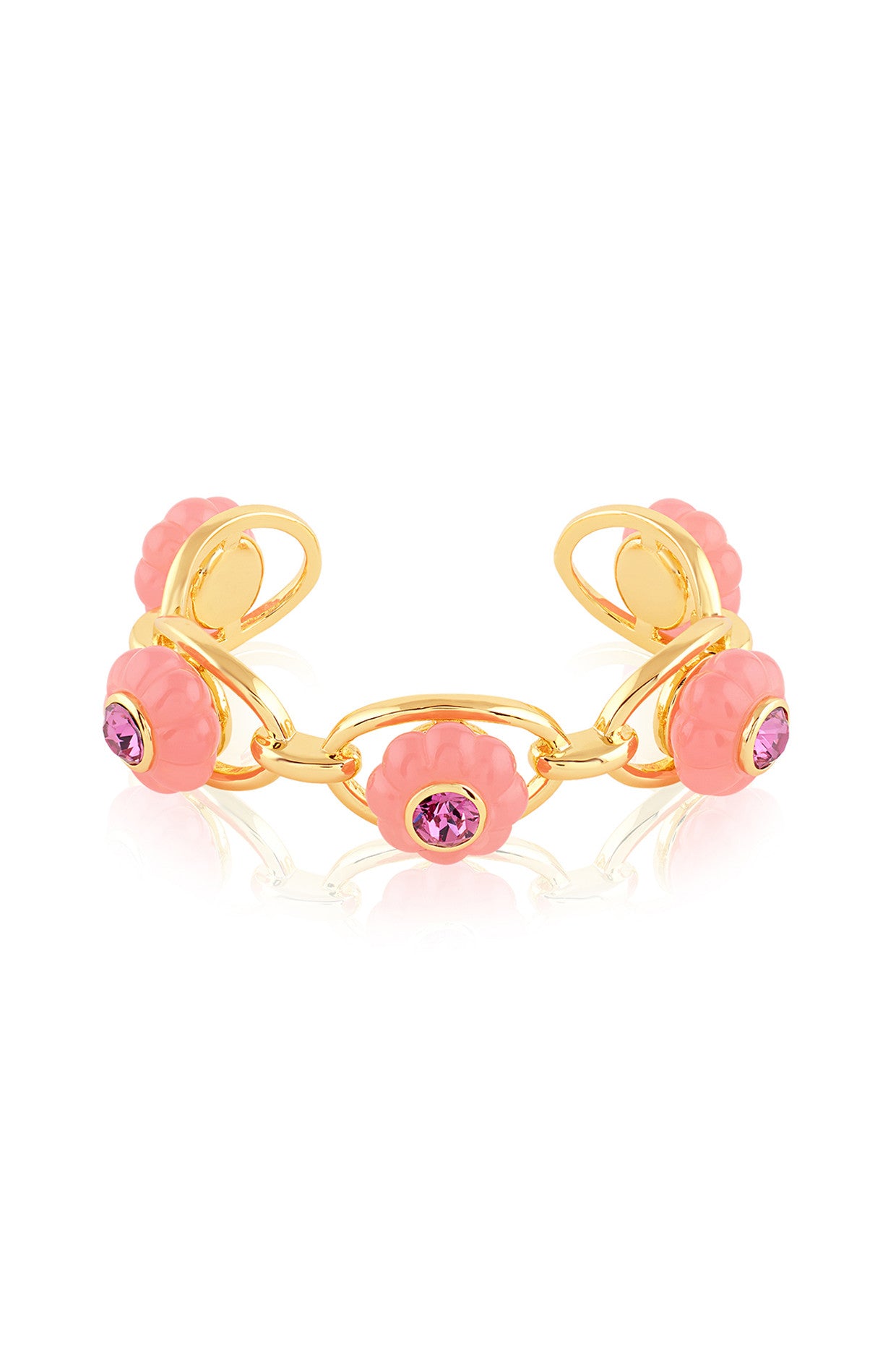 Rosé Garden Cuff 18Kt Gold Plated
