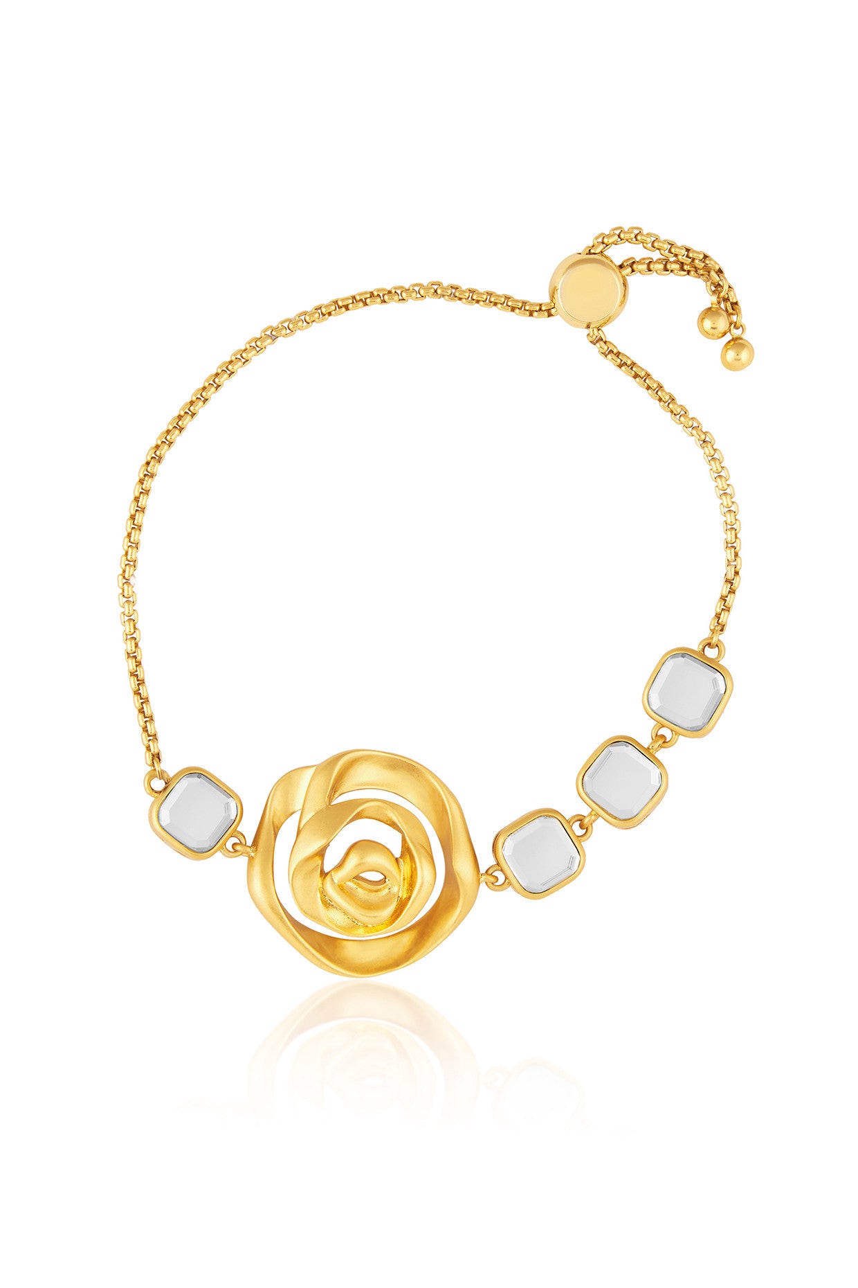 Rose Bolo Bracelet