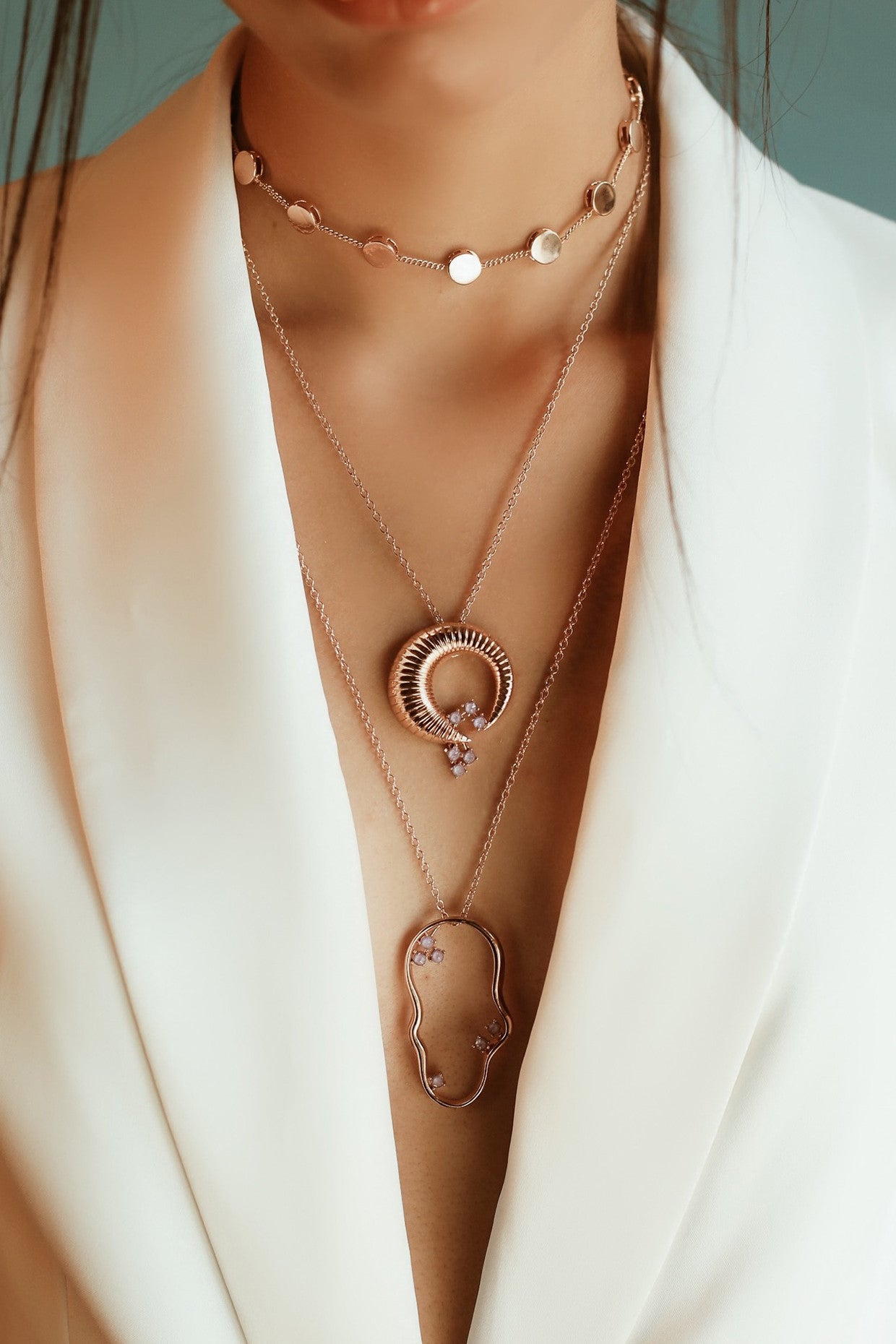Rose Gold Mon Roe Choker Necklace