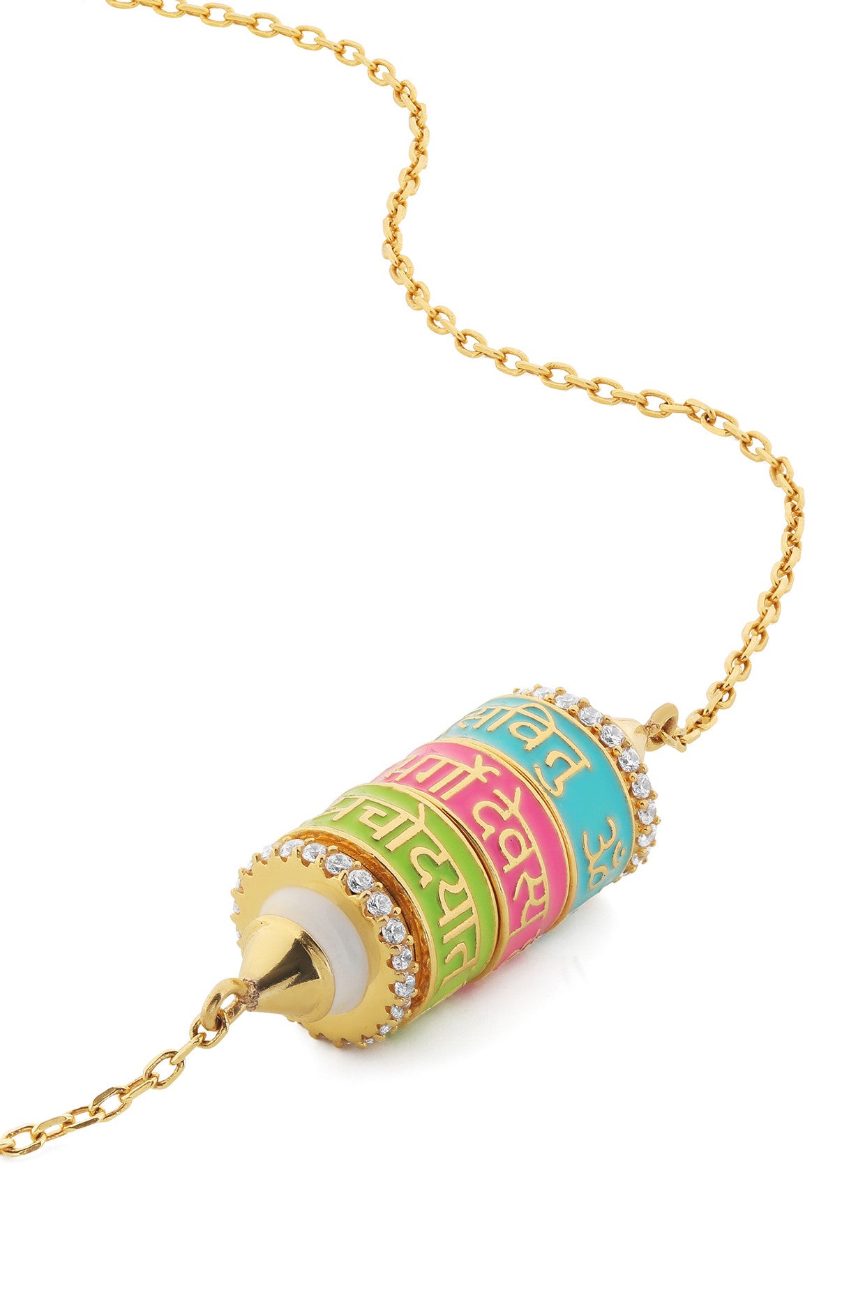 Rotating Mantra Necklace