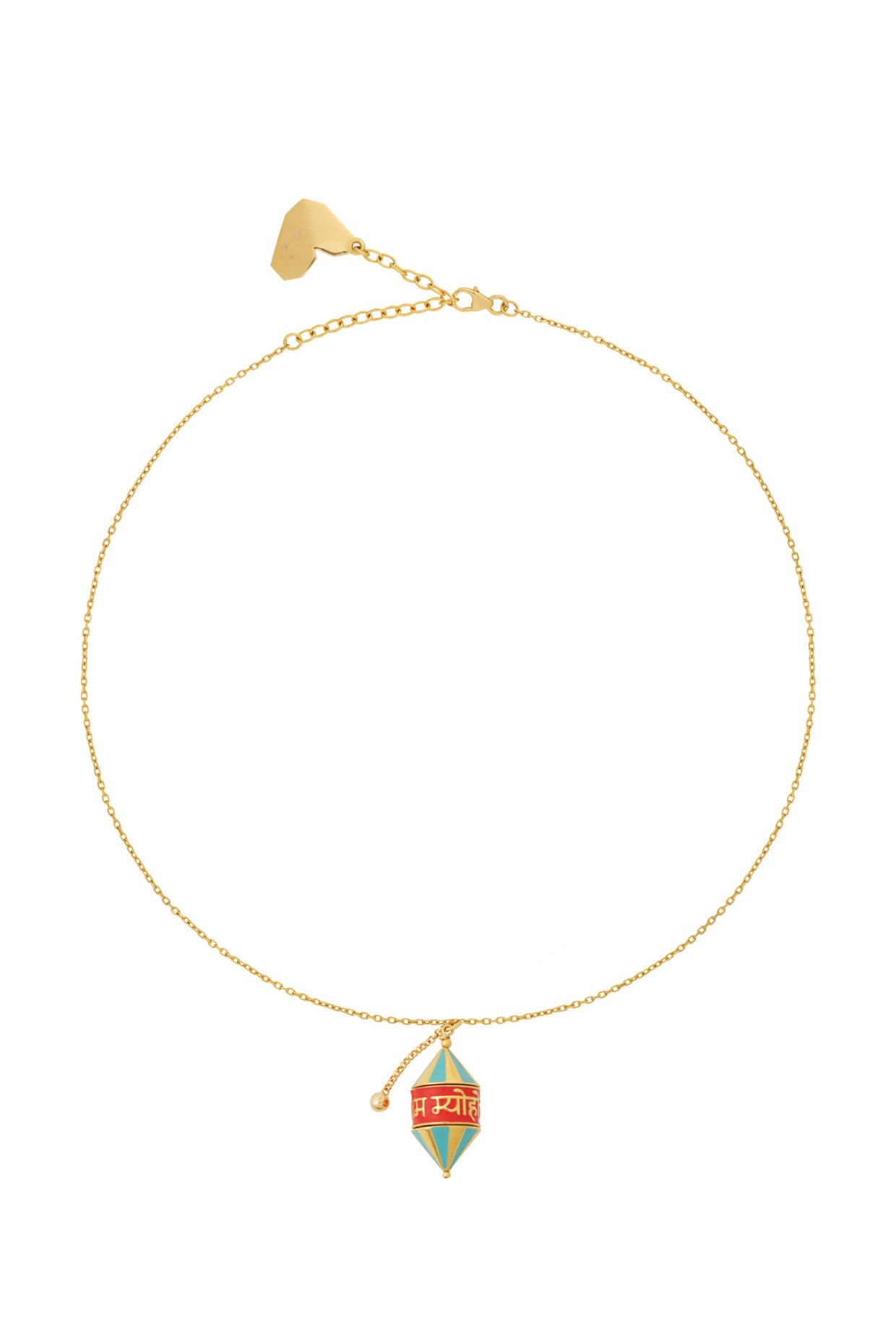 Rotating Prayer Wheel Necklace
