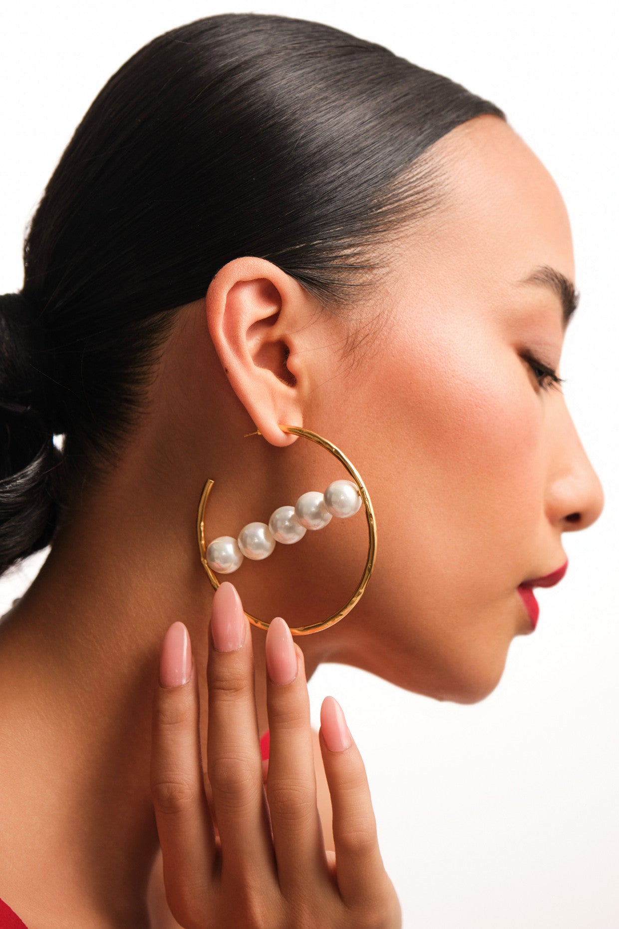 Roundabout Hoops in 22Kt Gold Plating