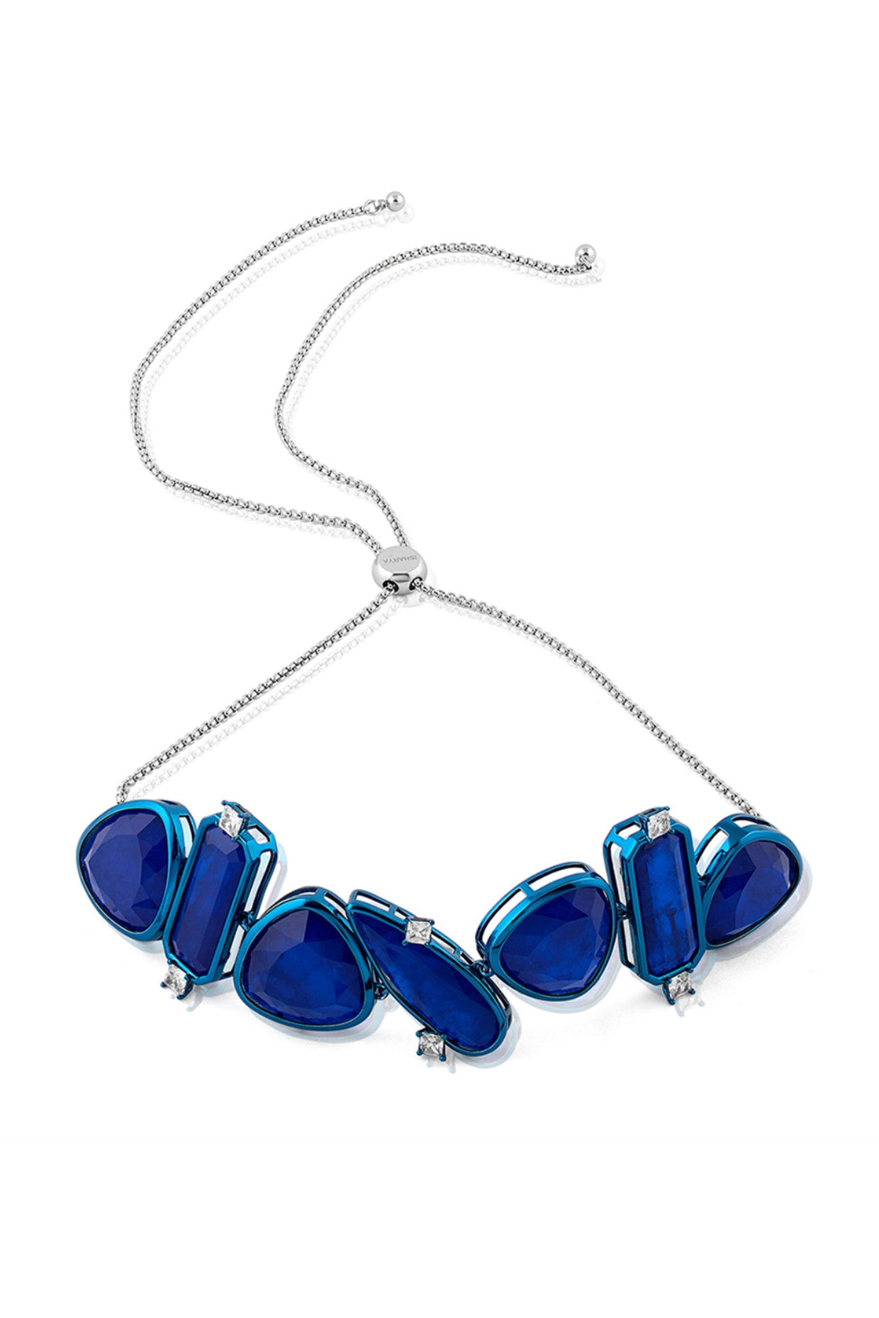 Sapphire Flame Choker