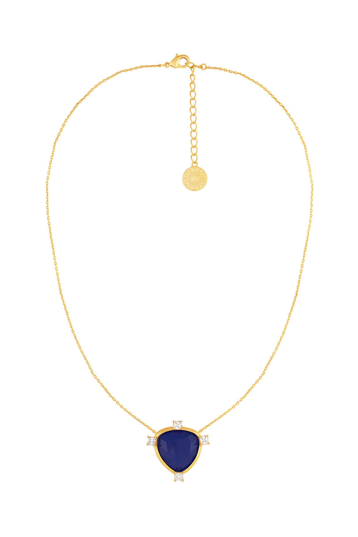 Sapphire Mirros Layered Necklace