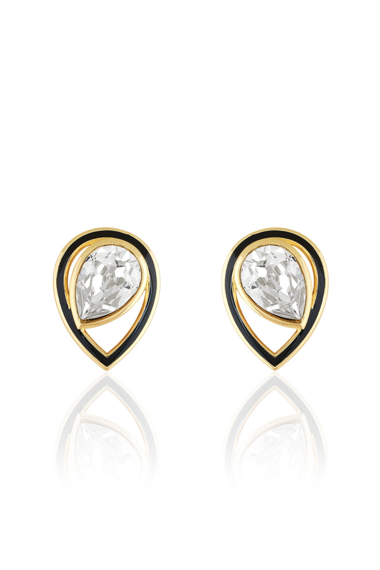 Sea Drops Studs 18Kt Gold Plated