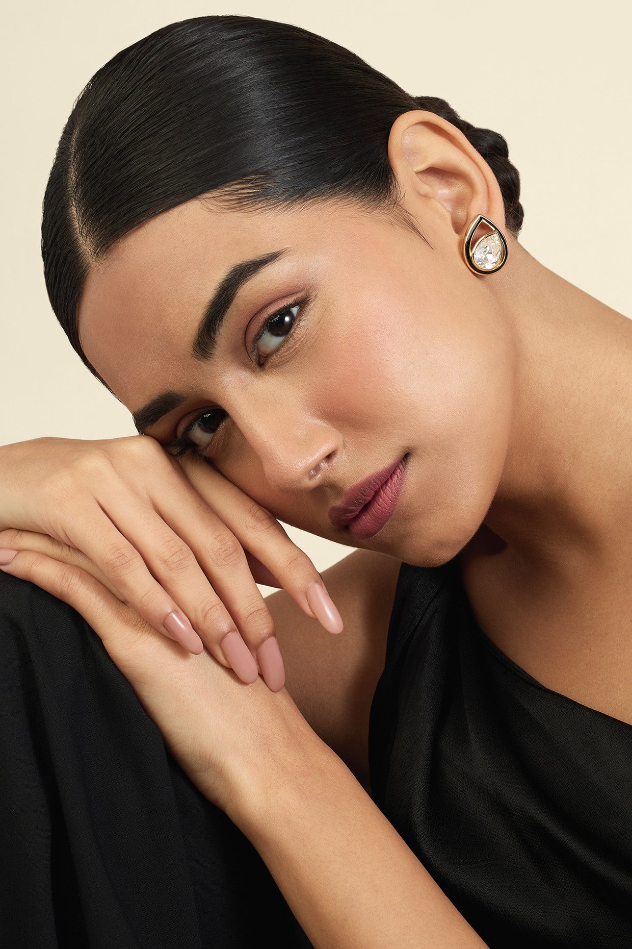 Sea Drops Studs 18Kt Gold Plated