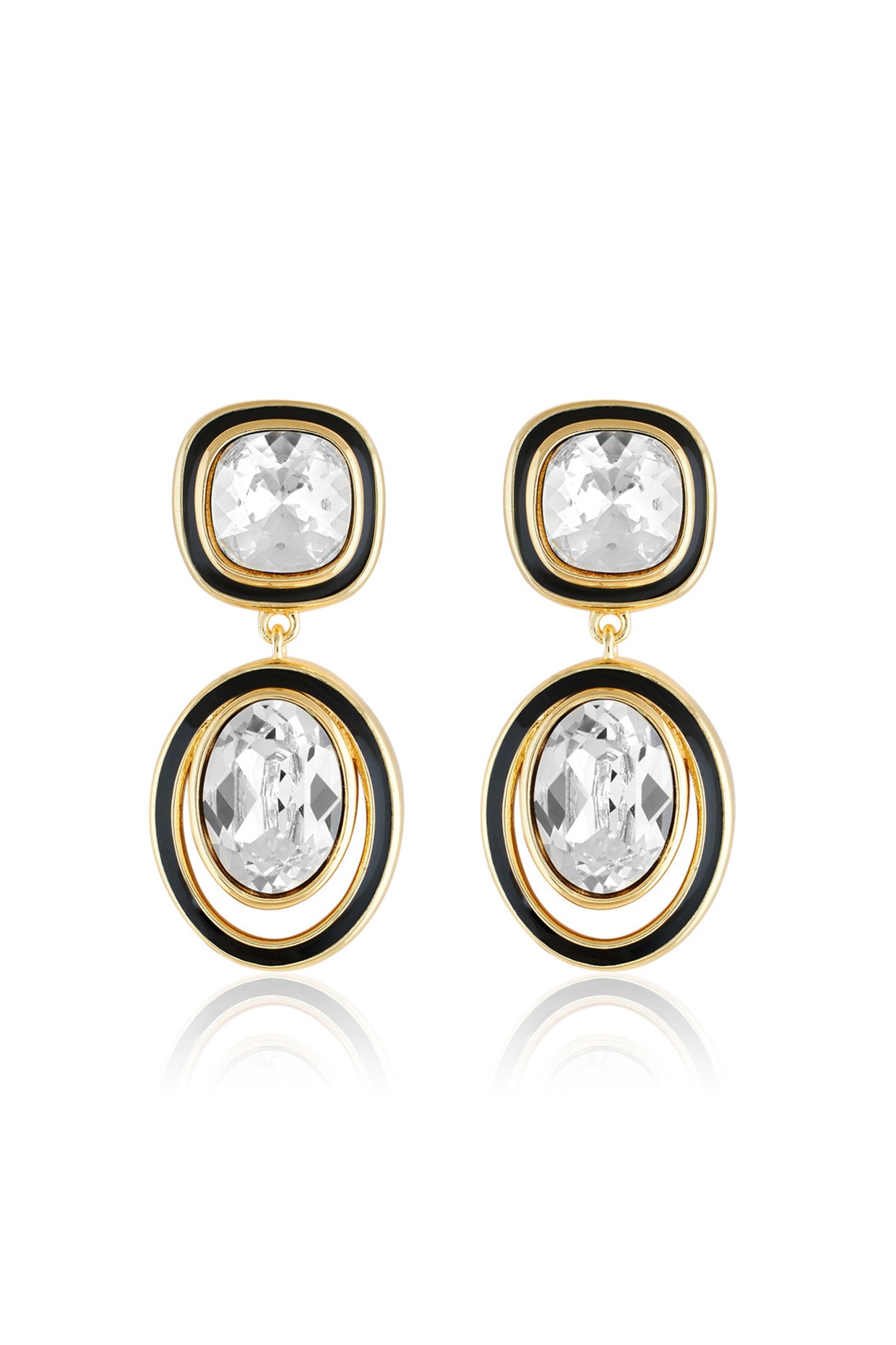 Seafoam Dangler Earrings 18Kt Gold Plated