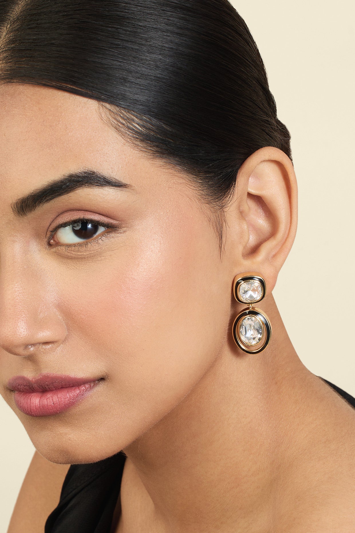 Seafoam Dangler Earrings 18Kt Gold Plated