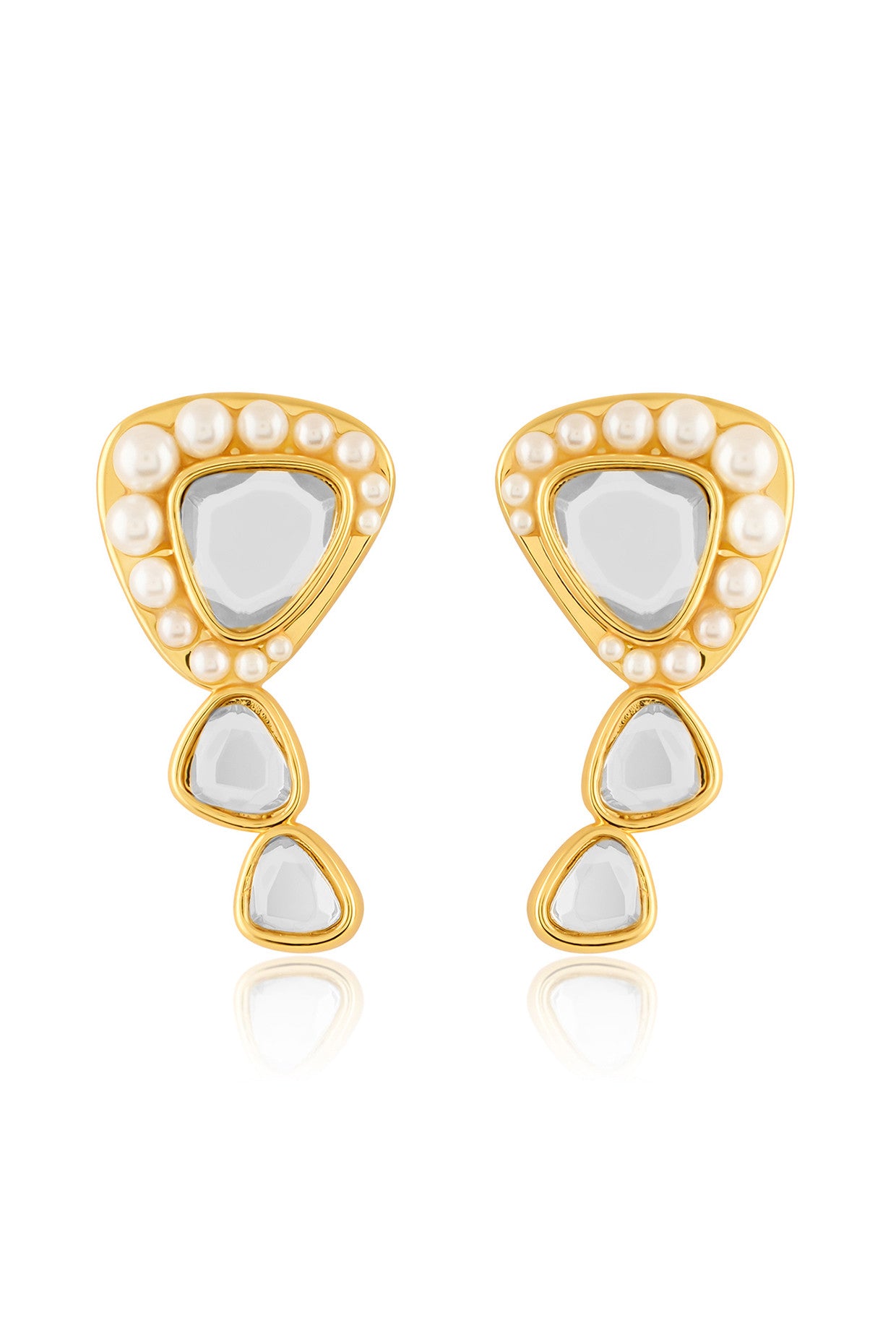 Sheesh Mahal Ear Climber Earrings