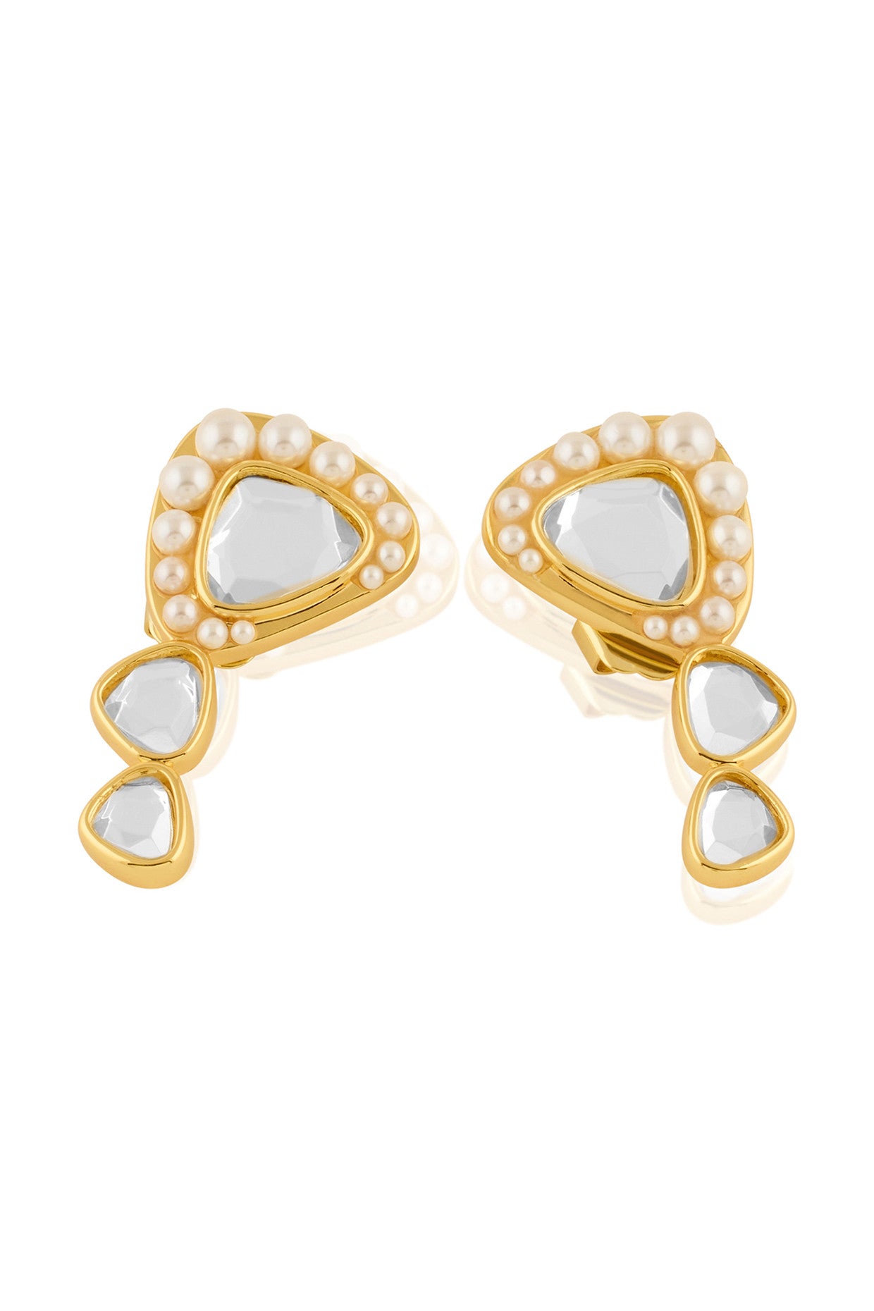 Sheesh Mahal Ear Climber Earrings